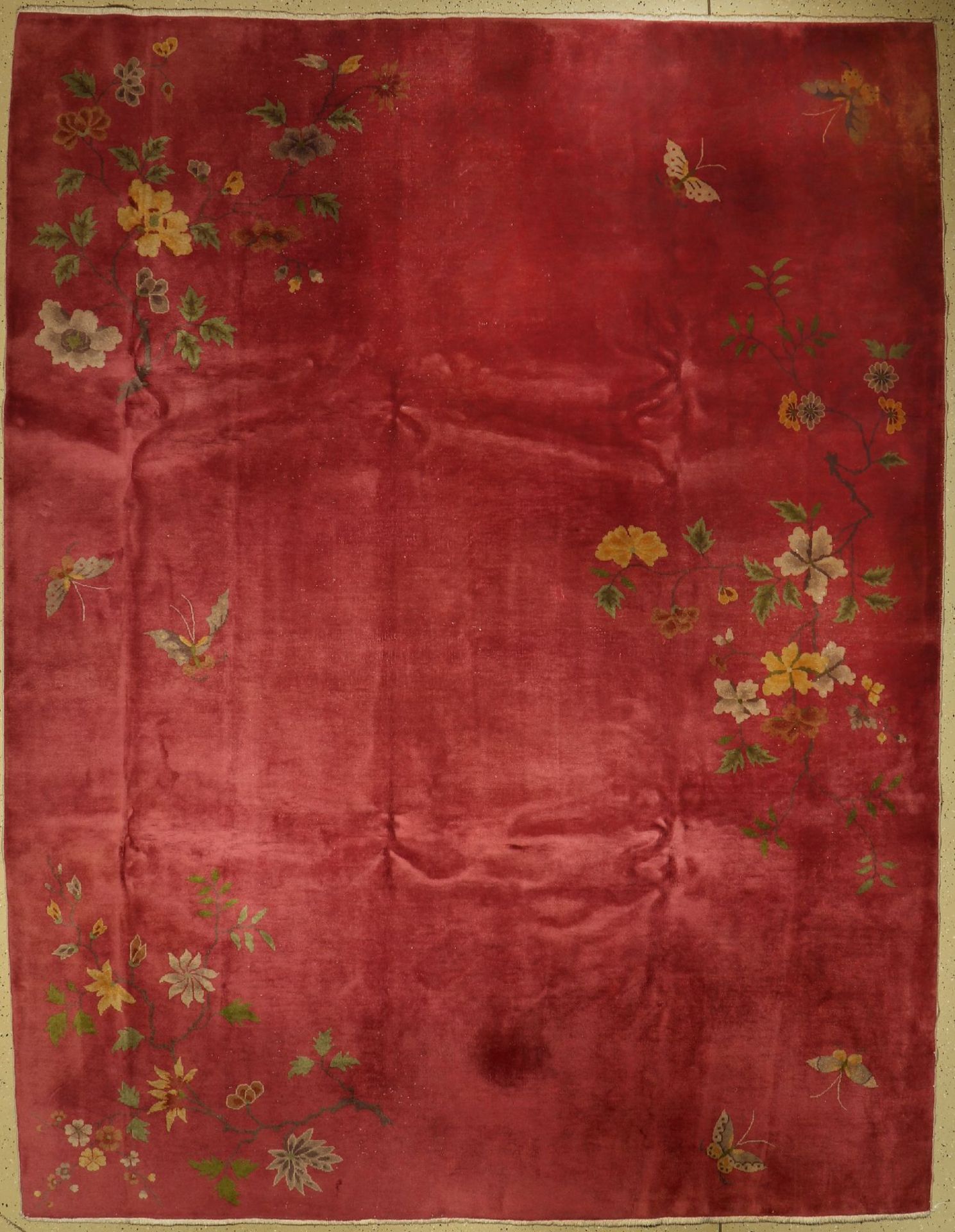 Peking alt, China, um 1950, Wolle auf Baumwolle, ca. 358