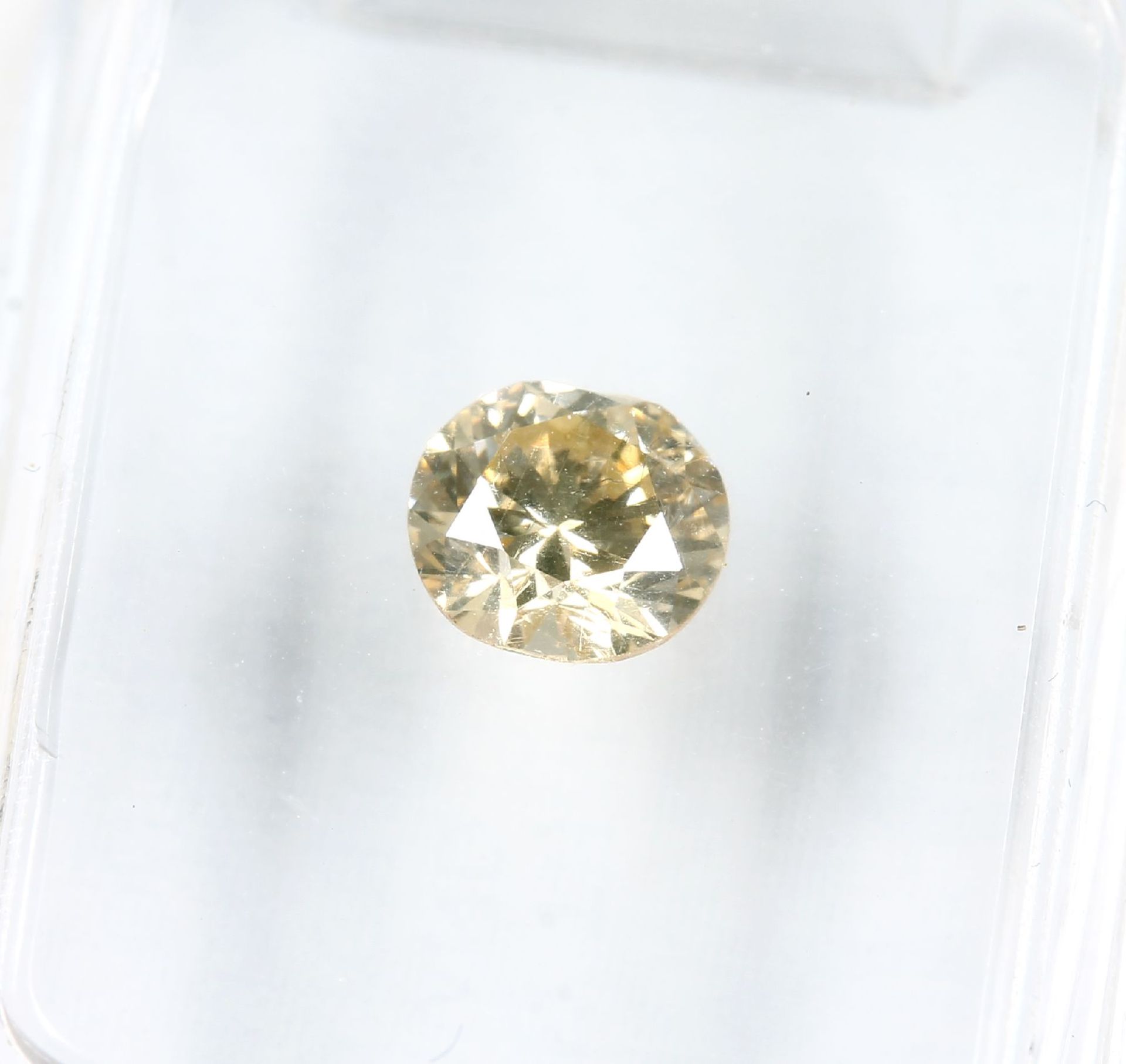 Brillant 0.56 ct natural fancy brownish yellow/si 1, GIA - Bild 3 aus 4