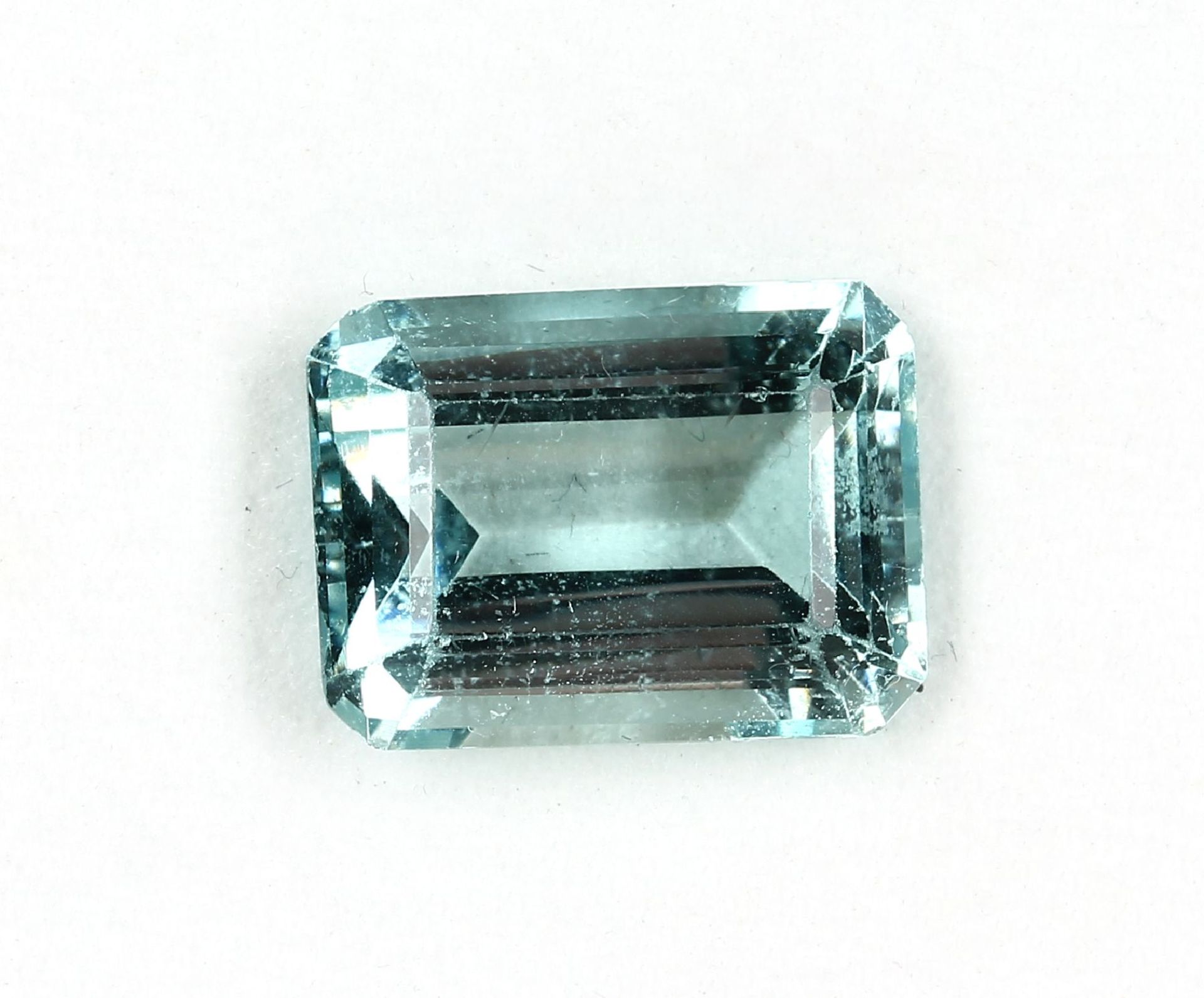 Loser Aquamarin ca. 11.2 ct, Emerald cut Schätzpreis: