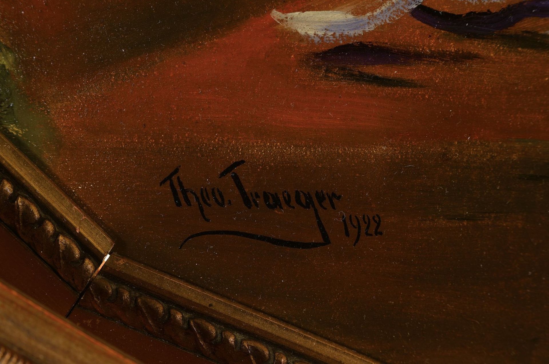 Traeger Theo, deutscher Maler des 19./20. Jh., hier - Bild 2 aus 3
