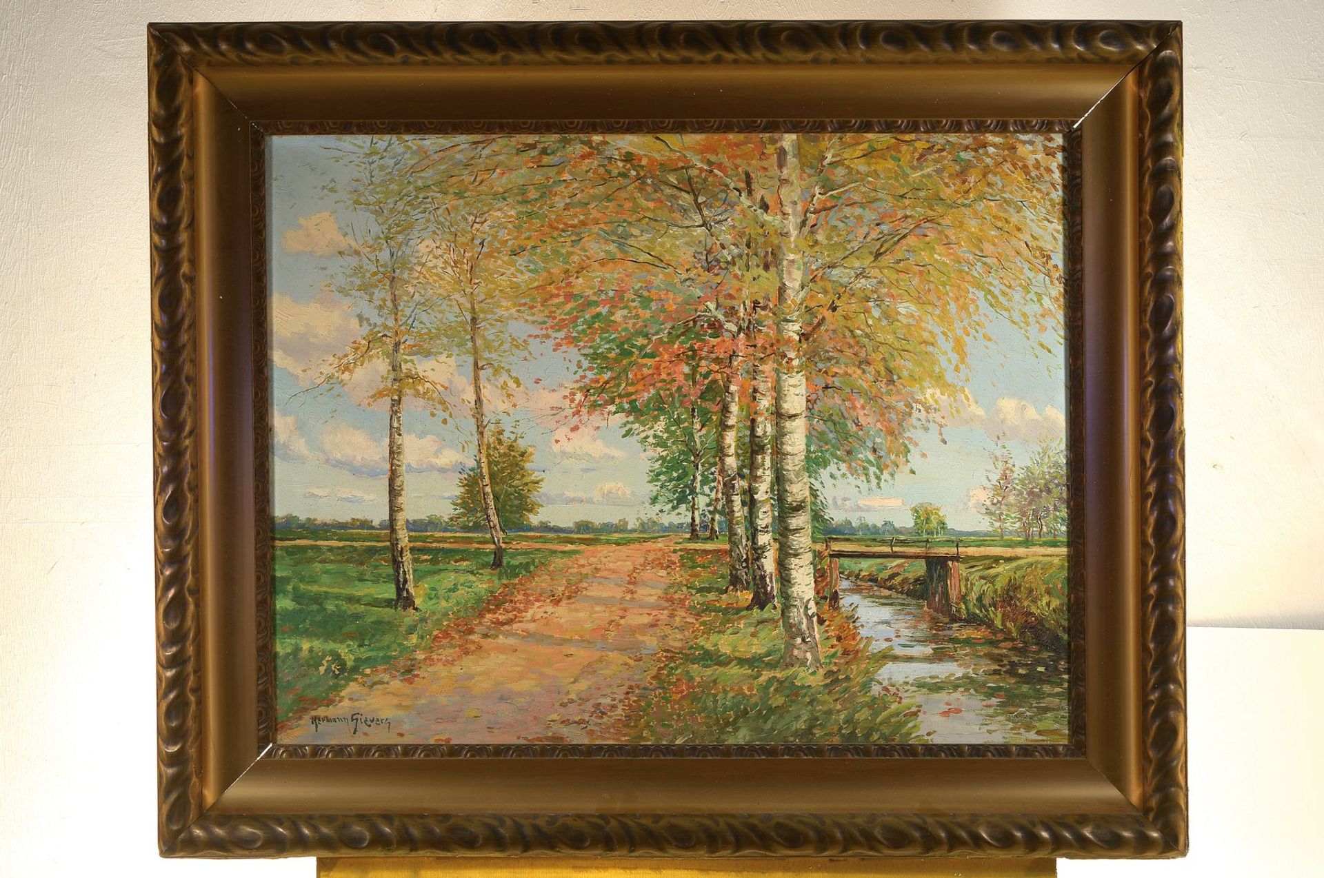 Hermann Sievers, 1884 Altona-1956 Neuenkirchen, Herbst im - Bild 3 aus 3