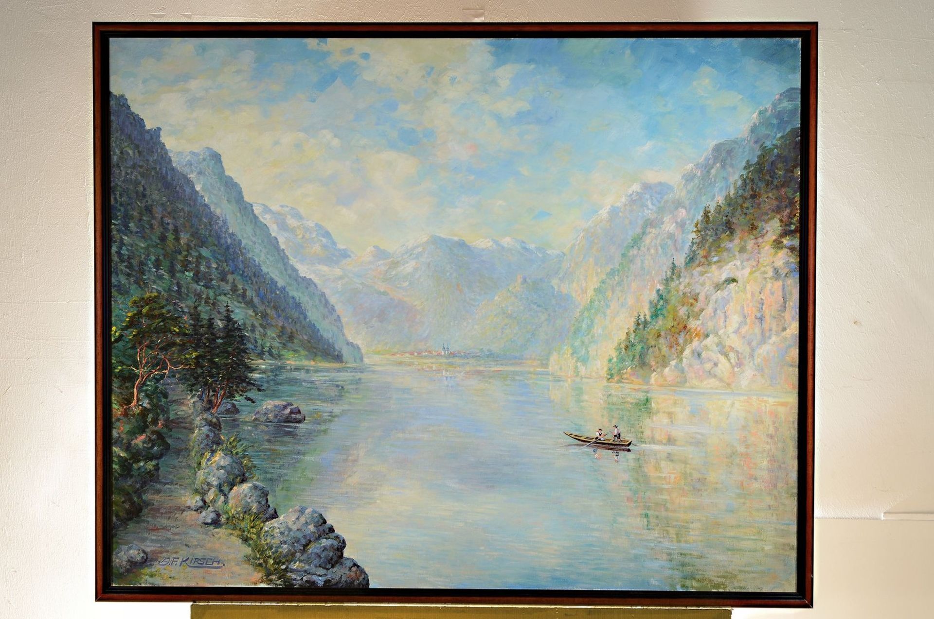 August Friedrich Kirsch, Maler aus Edenkoben, Königsee, - Bild 3 aus 3