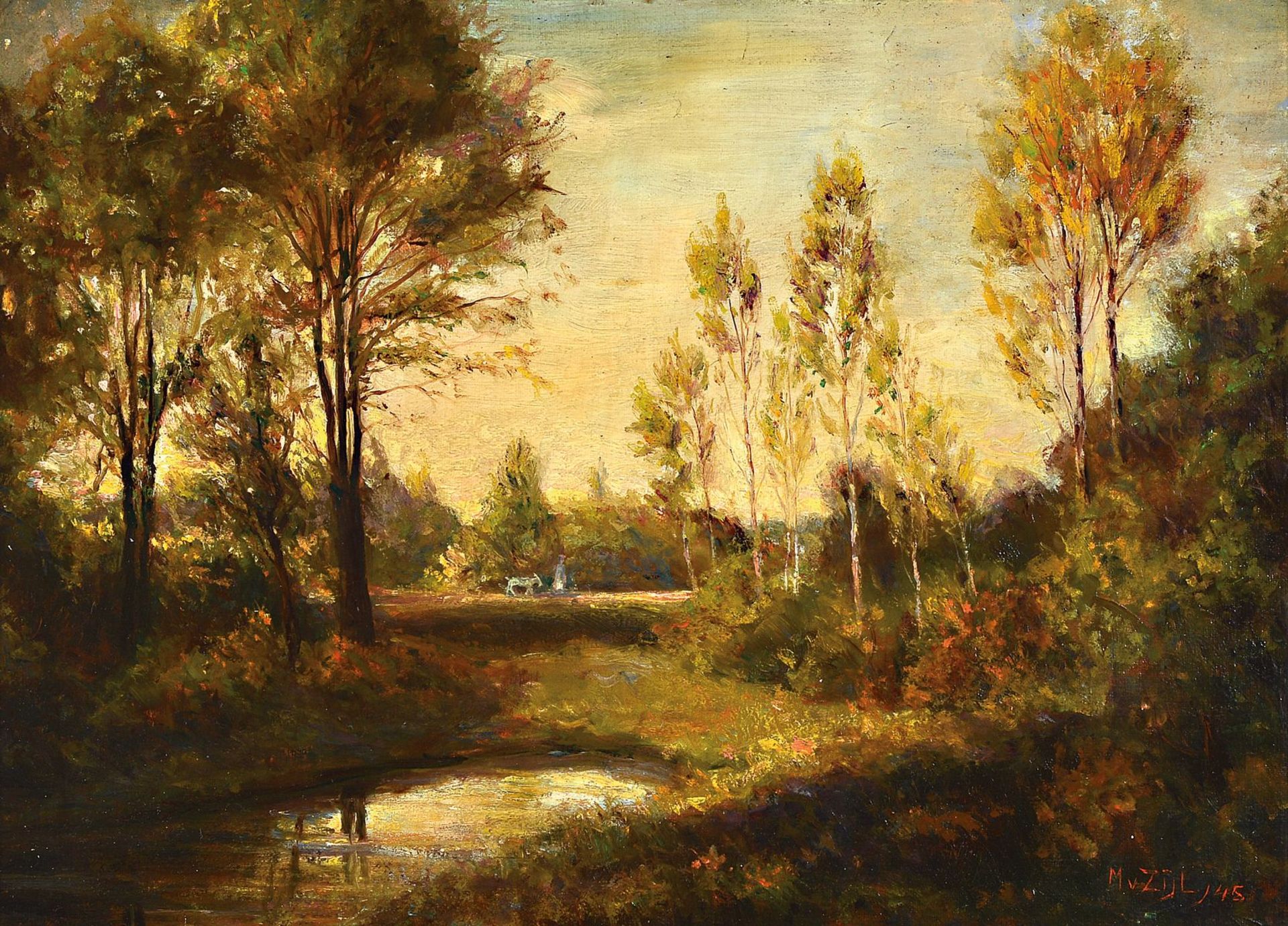 Maarten van Zijl, 1889-1968 Rotterdam, Waldlandschaft,