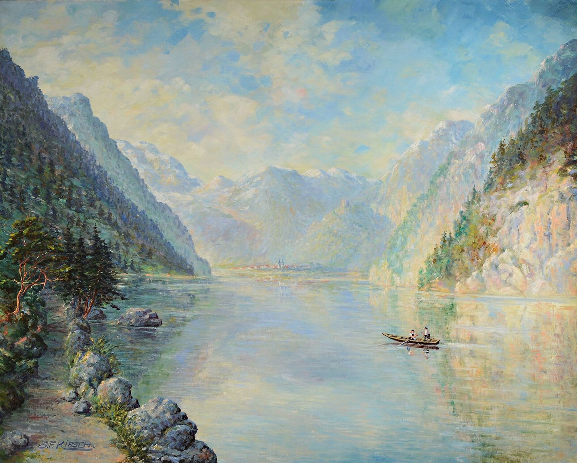 August Friedrich Kirsch, Maler aus Edenkoben, Königsee,