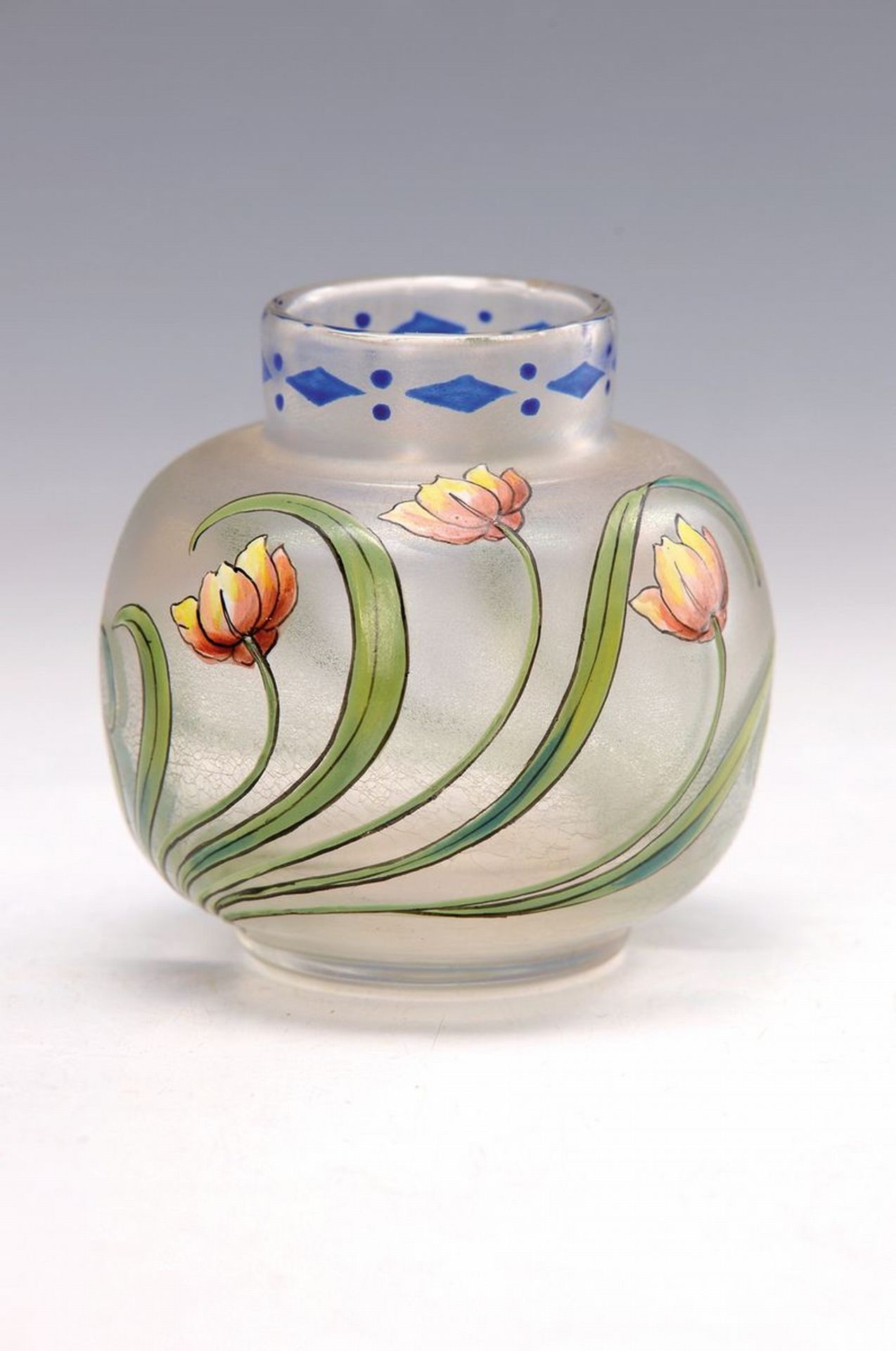 Kleine Vase, Fritz Heckert, Petersdorf, um 1895/1900,