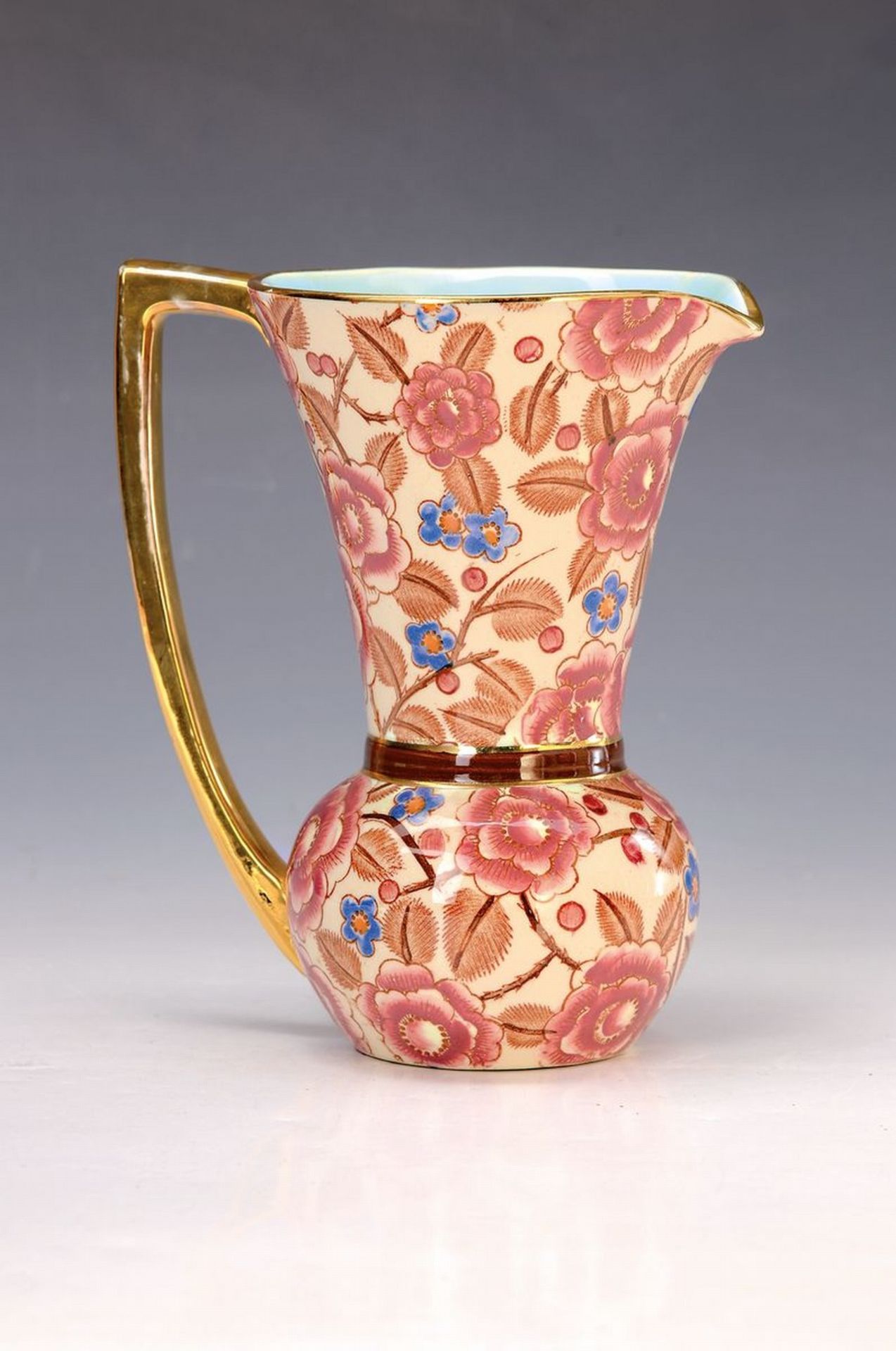 Henkelvase, Boch Freres, La Louviere, Belgien, um 1920/30,