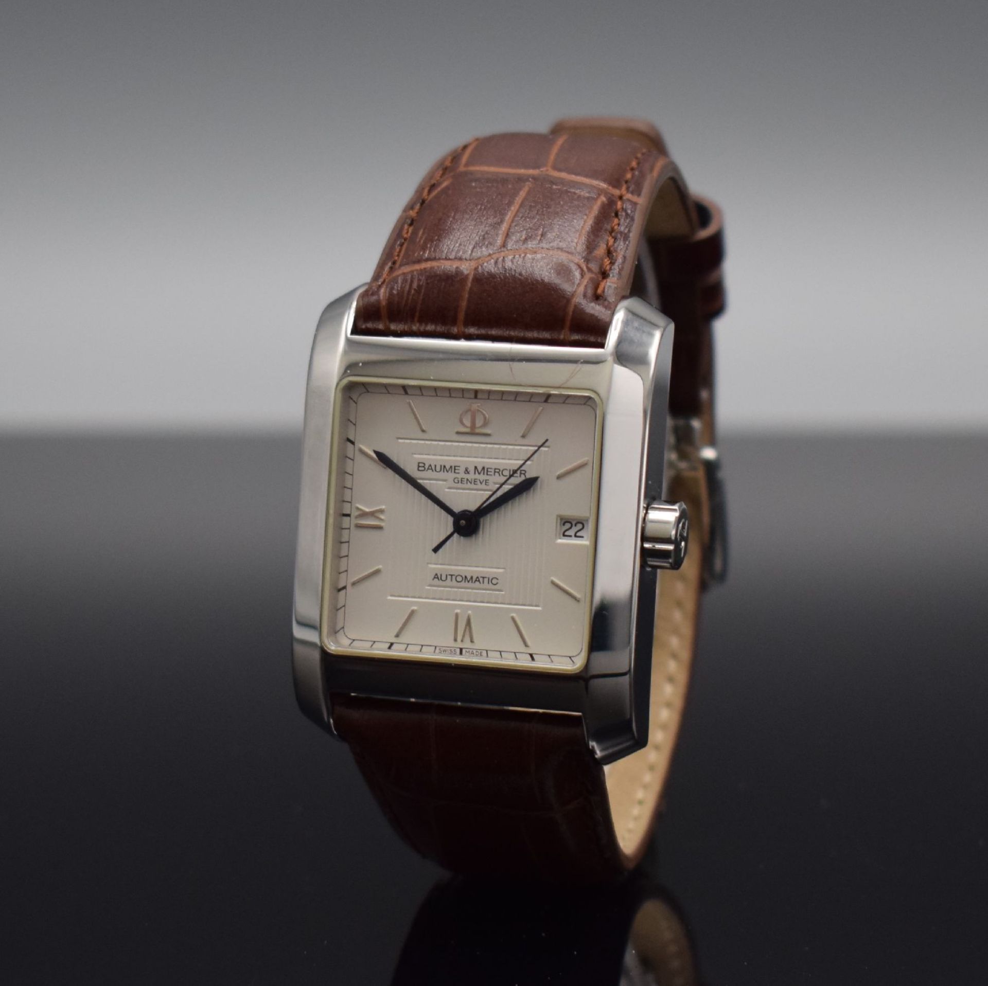 BAUME & MERCIER Herrenarmbanduhr Hampton Classic, Schweiz - Image 3 of 7