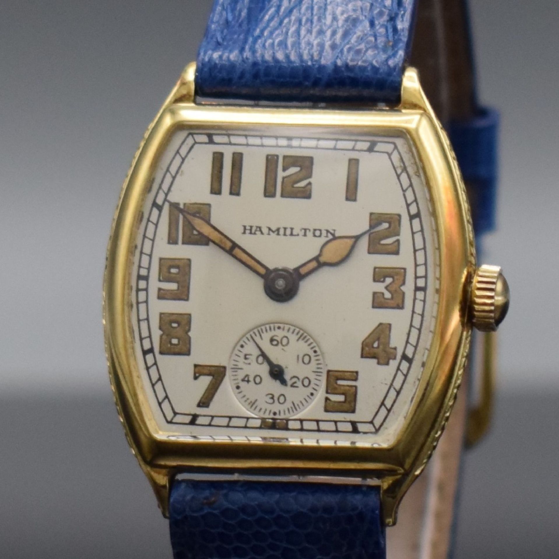 HAMILTON Watch Co. Armbanduhr in GG 585/000, USA um 1929, - Image 4 of 7