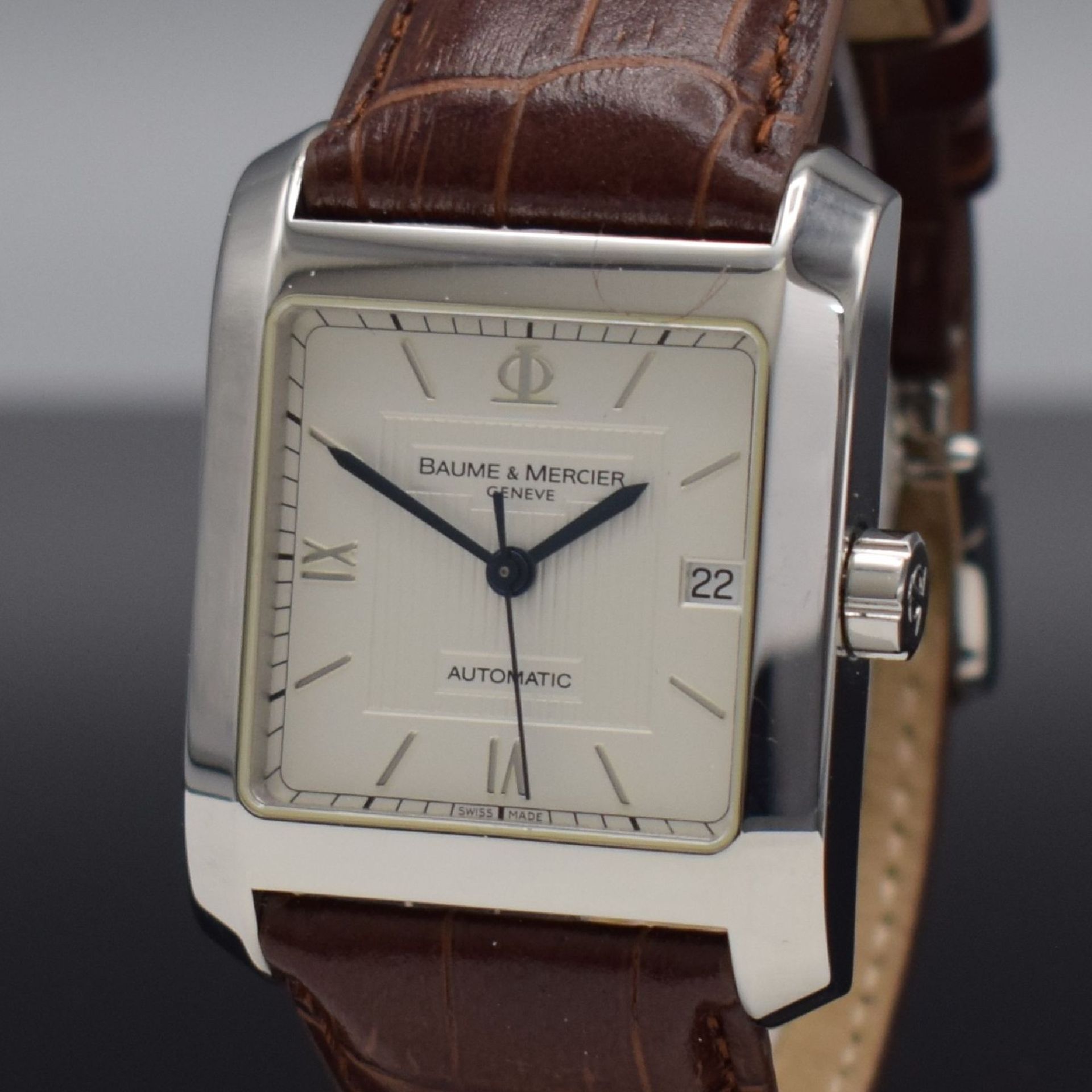 BAUME & MERCIER Herrenarmbanduhr Hampton Classic, Schweiz - Image 4 of 7