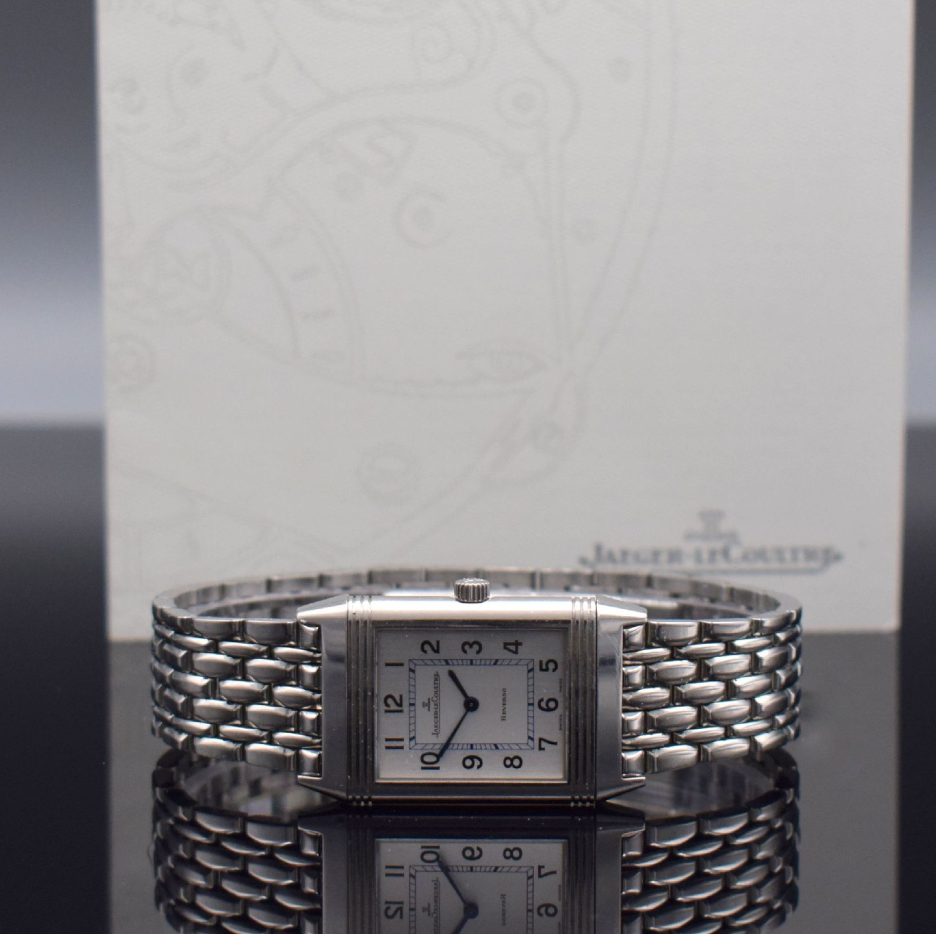 Jaeger-LeCoultre Reverso Classic Armbanduhr in Stahl, - Image 10 of 10