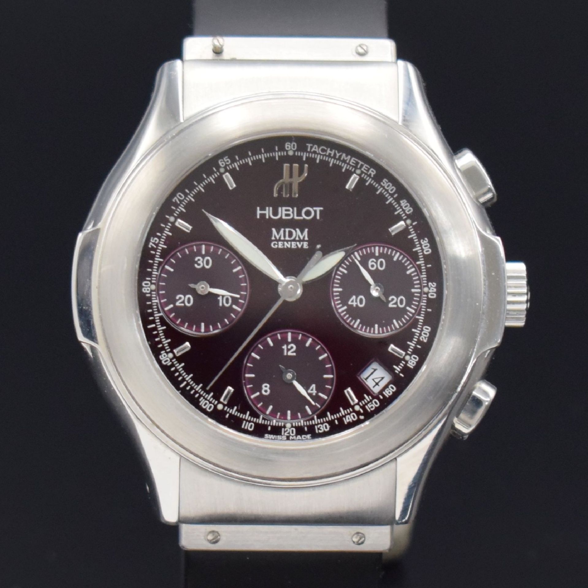 HUBLOT MDM Armbandchronograph, Schweiz um 1998, - Image 4 of 7