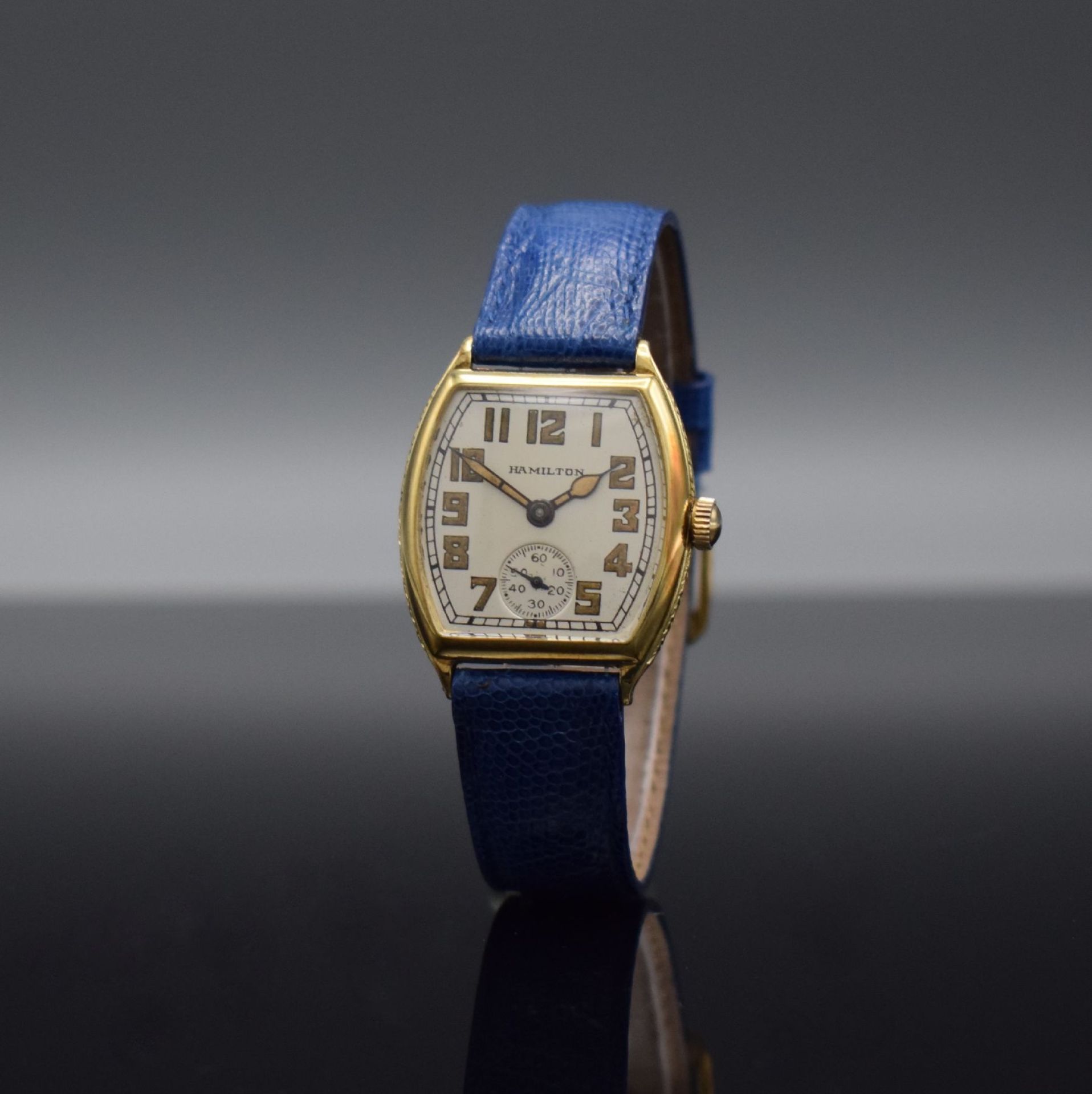 HAMILTON Watch Co. Armbanduhr in GG 585/000, USA um 1929, - Image 3 of 7