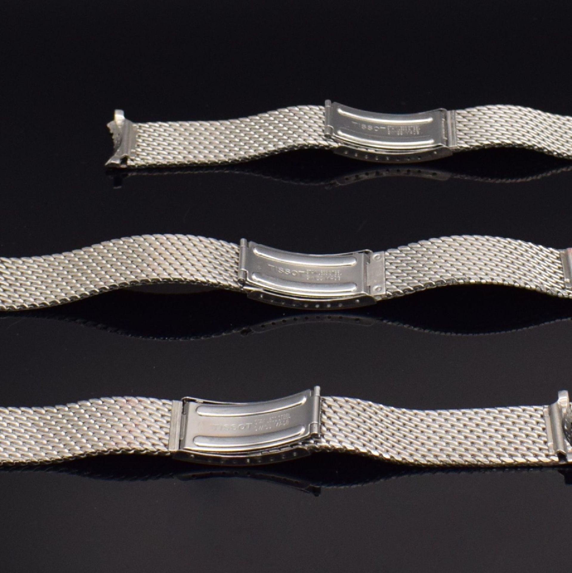 7 interessante & unbenutzte Armbanduhrbänder in Edelstahl, - Image 3 of 5