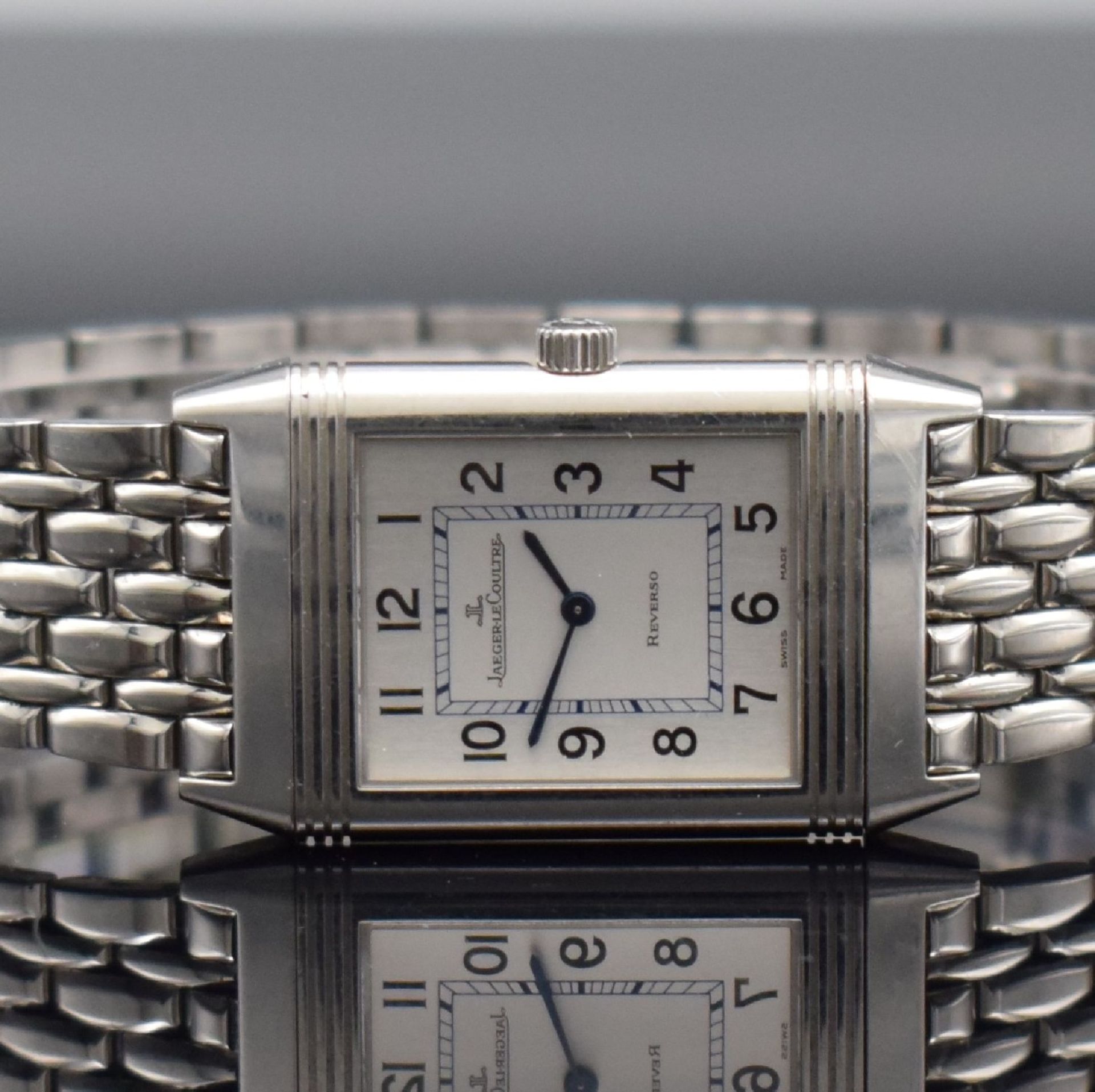 Jaeger-LeCoultre Reverso Classic Armbanduhr in Stahl, - Image 2 of 10