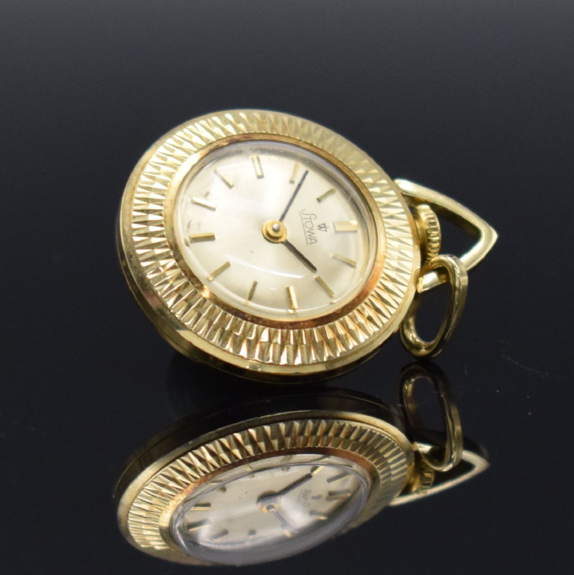 Konvolut: 2 Damentaschenuhren in Gold, 1 x Stowa in GG - Image 7 of 10