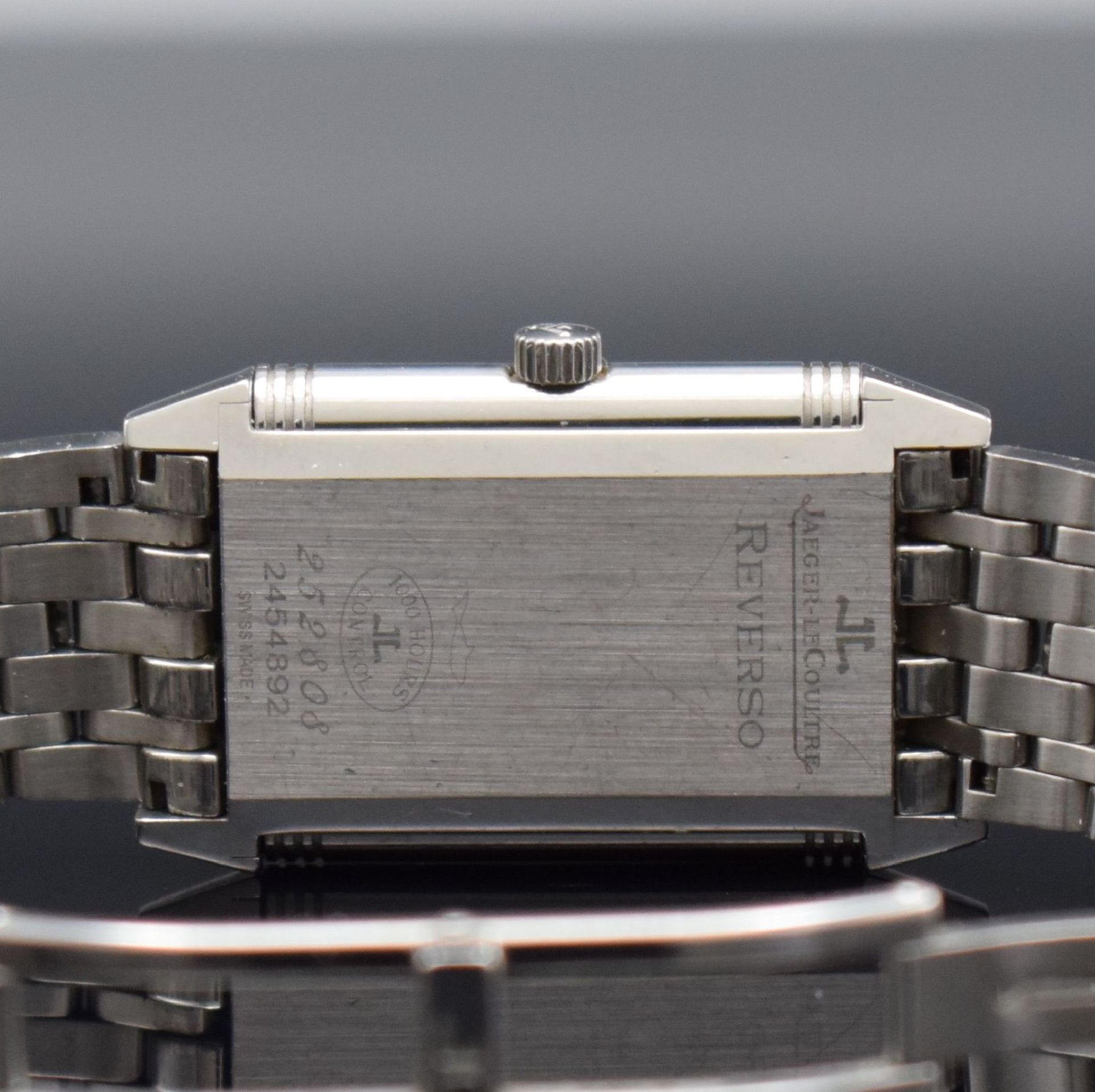 Jaeger-LeCoultre Reverso Classic Armbanduhr in Stahl, - Image 9 of 10