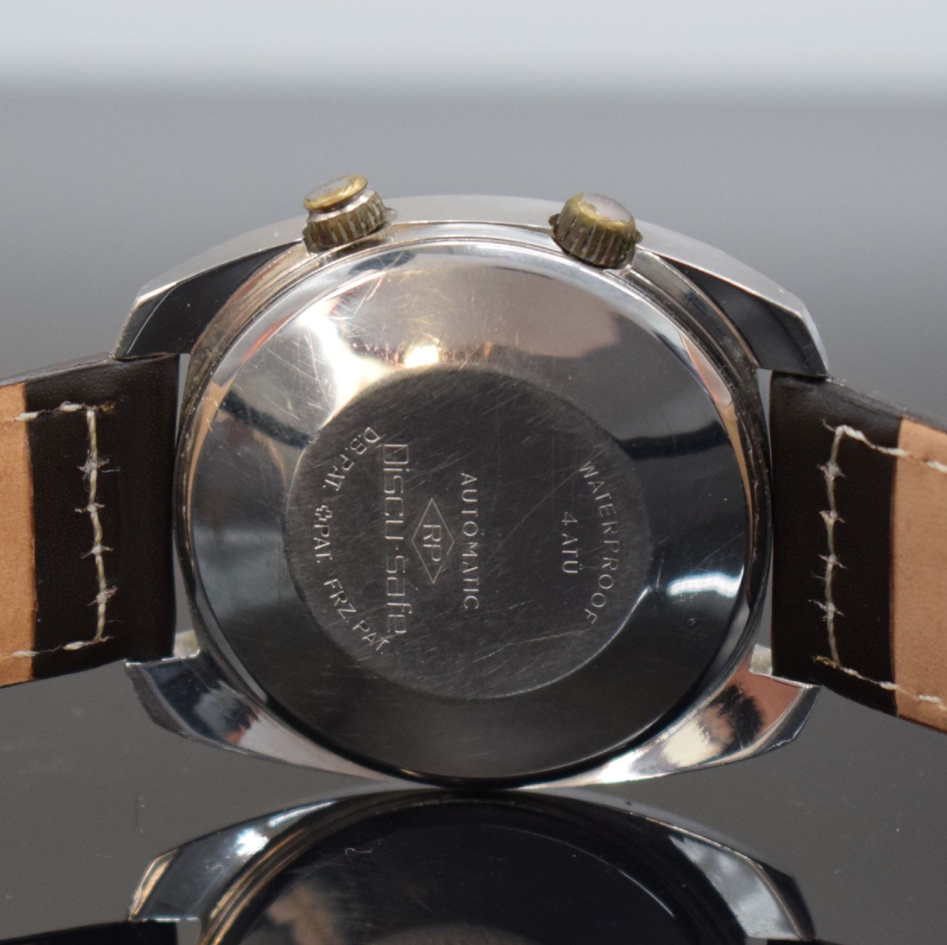 ARCTOS Armbanduhr mit Wecker, Schweiz um 1975, Automatik, - Bild 5 aus 6