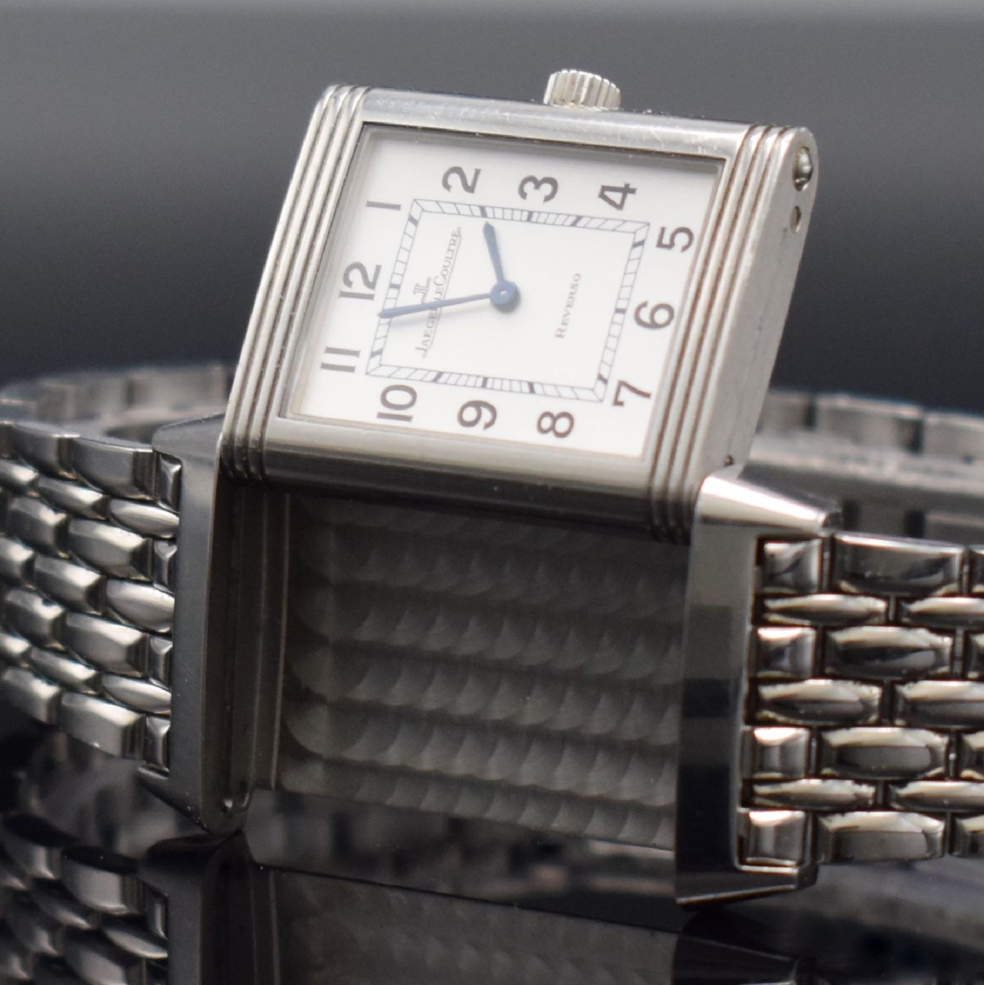 Jaeger-LeCoultre Reverso Classic Armbanduhr in Stahl, - Image 4 of 10
