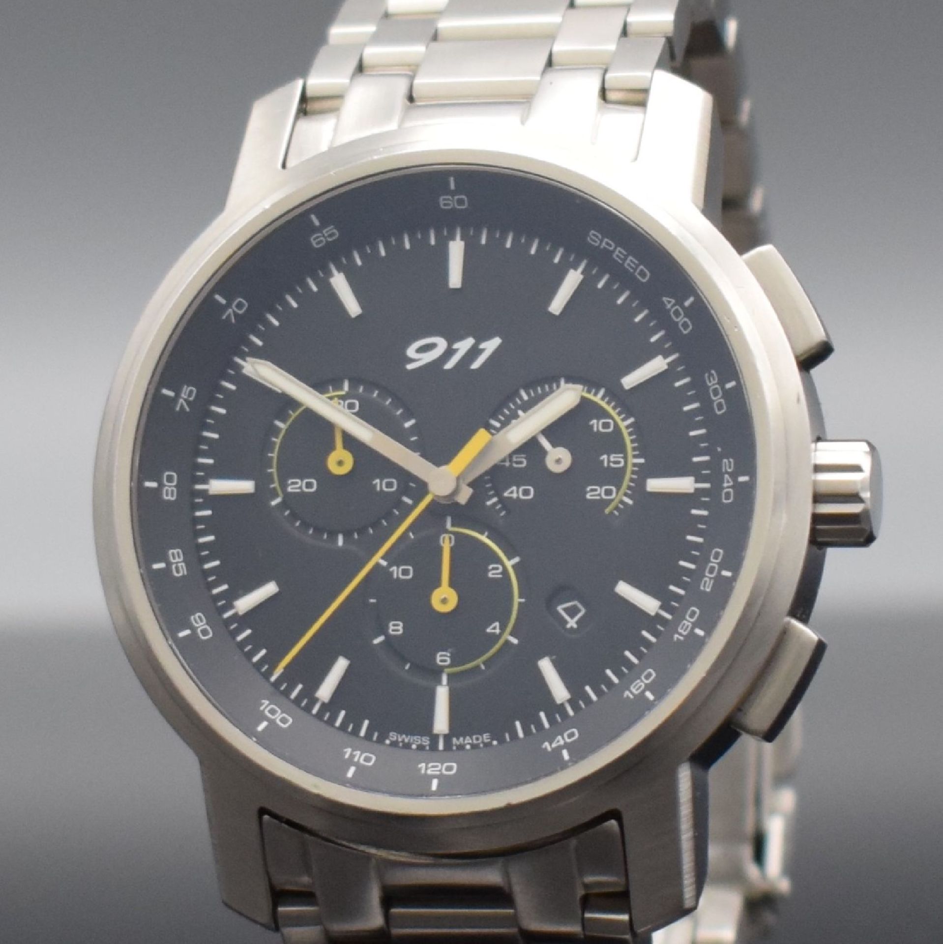 PORSCHE DESIGN 911 Classic Chronograph Herrenarmbanduhr, - Image 4 of 7