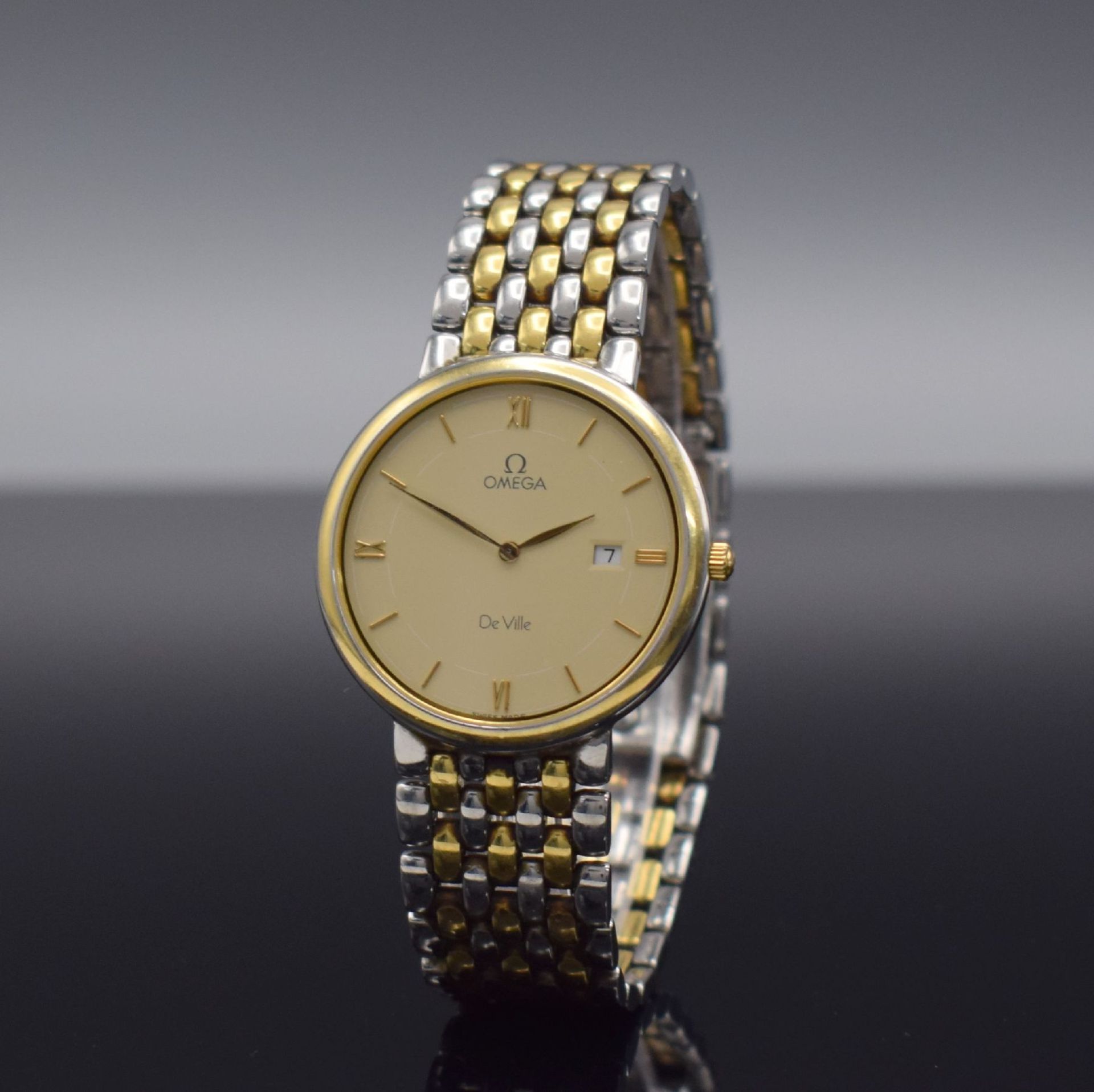 OMEGA Armbanduhr Serie De Ville, Schweiz um 1990, Ref. - Image 3 of 7