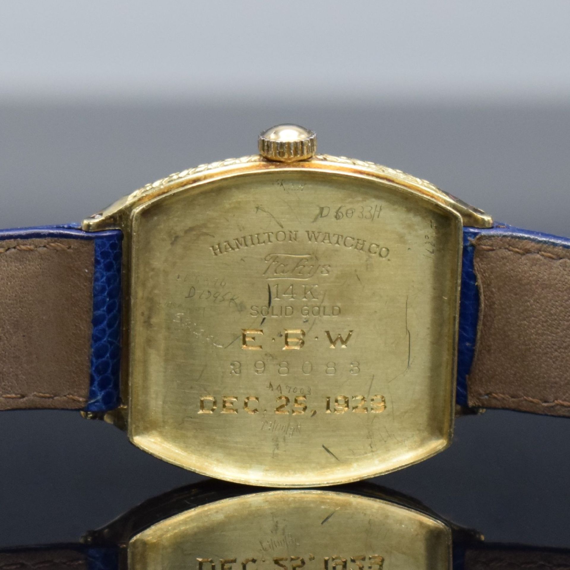 HAMILTON Watch Co. Armbanduhr in GG 585/000, USA um 1929, - Image 7 of 7