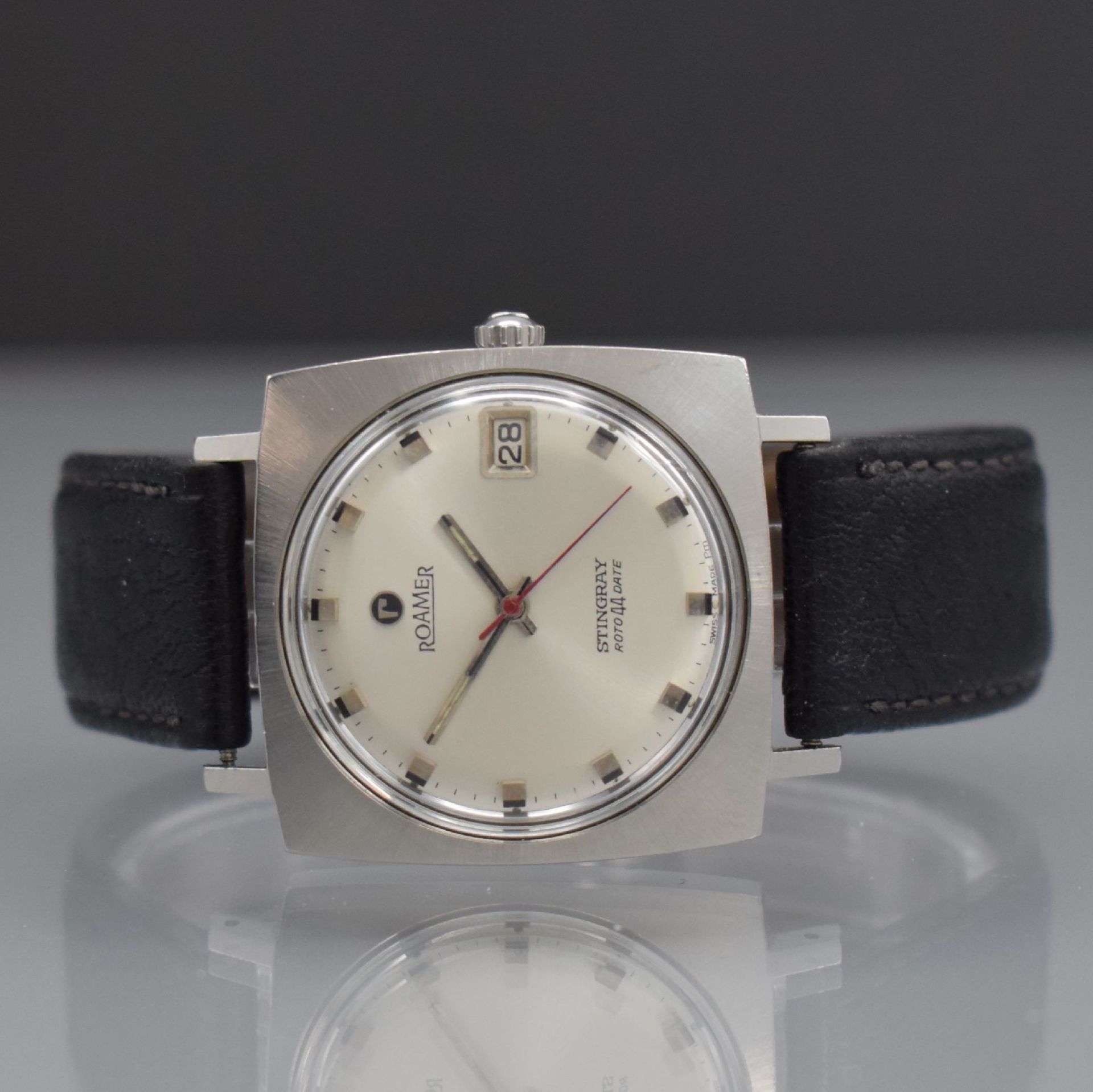 ROAMER Herrenarmbanduhr Stingray Roto 44 Date, Automatik,