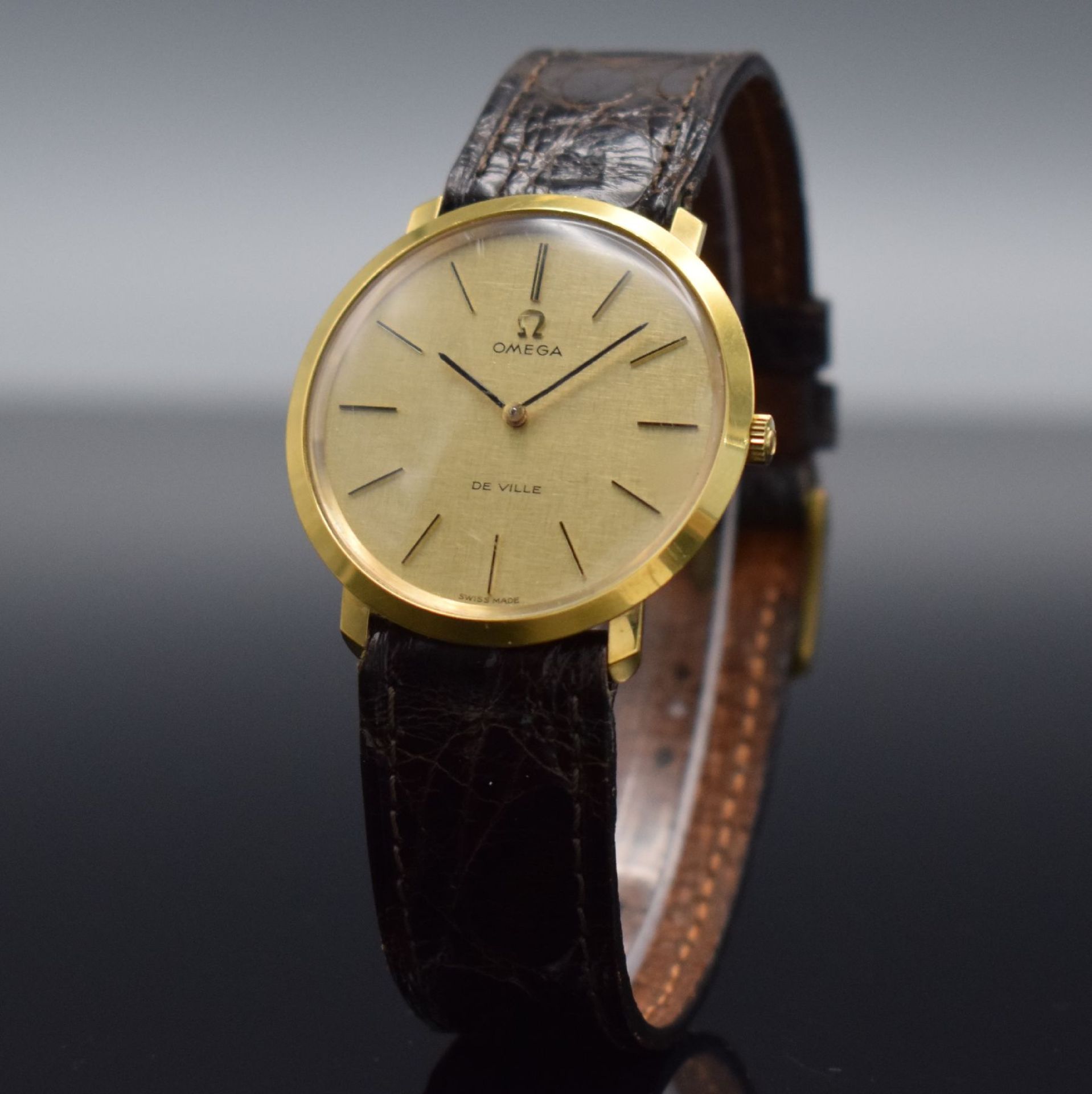 OMEGA De Ville Armbanduhr, Schweiz um 1969, Handaufzug, - Image 3 of 8