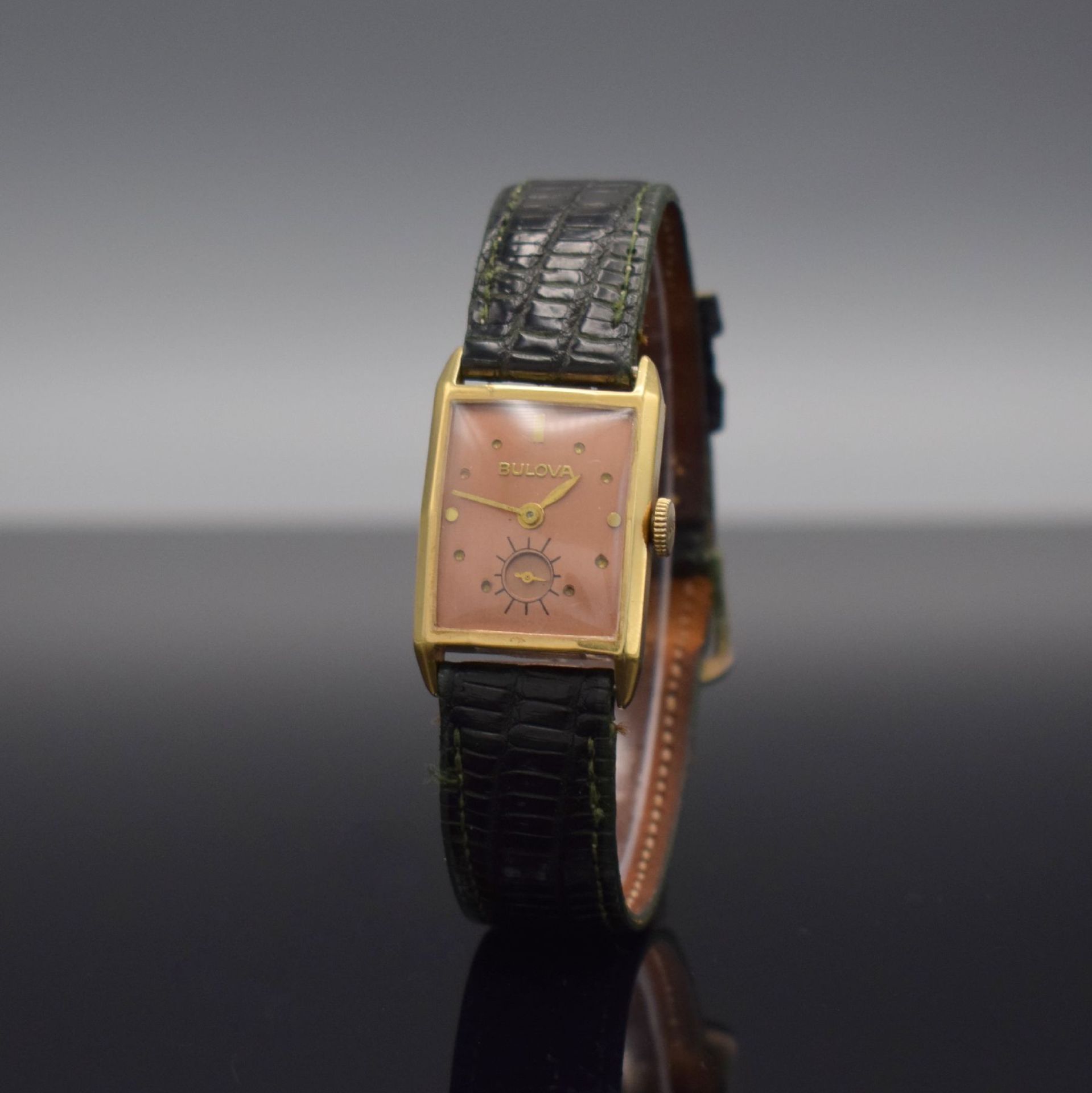 BULOVA Armbanduhr in GG 585/000, Schweiz/USA um 1940, - Image 3 of 10