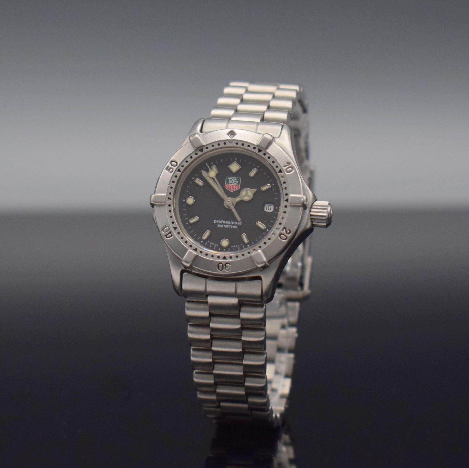 TAG HEUER Professional Damenarmbanduhr, Schweiz um 1990, - Image 3 of 7