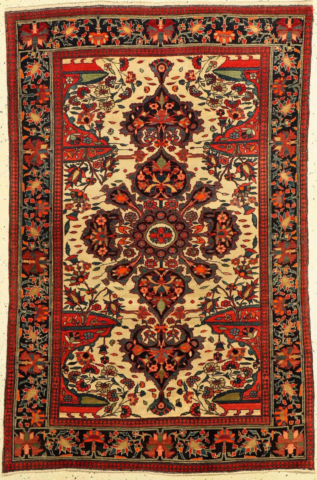 Farahan antik, Persien, um 1900, Korkwolle,ca. 151 x 100