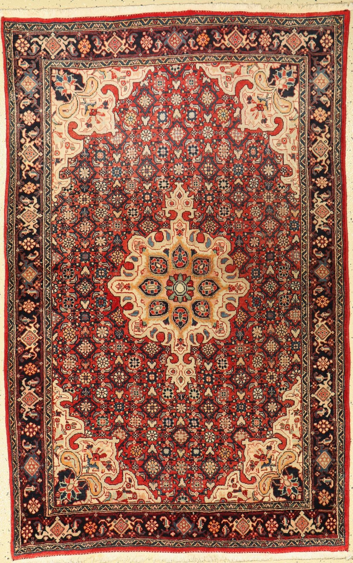 Bidjar fein alt, Persien, um 1960, Korkwolle, ca. 158 x