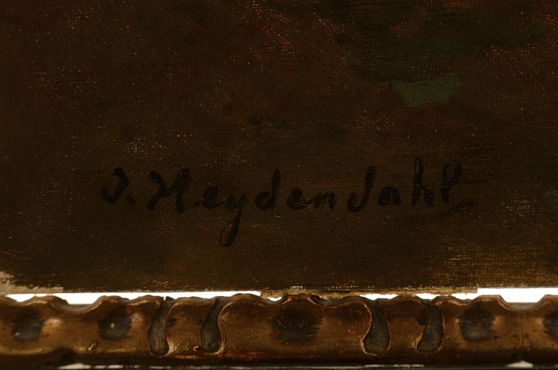 Joseph Heydendahl, 1844 Düsseldorf - 1906, Stillleben, - Bild 2 aus 3