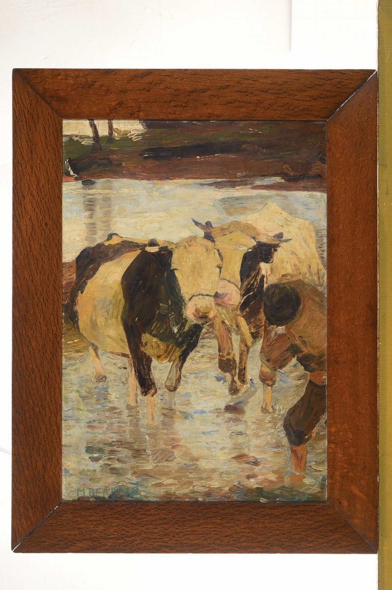 Max Bergmann, 1884 Fürstenberg-1955 Haimhausen, Kühe und - Bild 3 aus 3