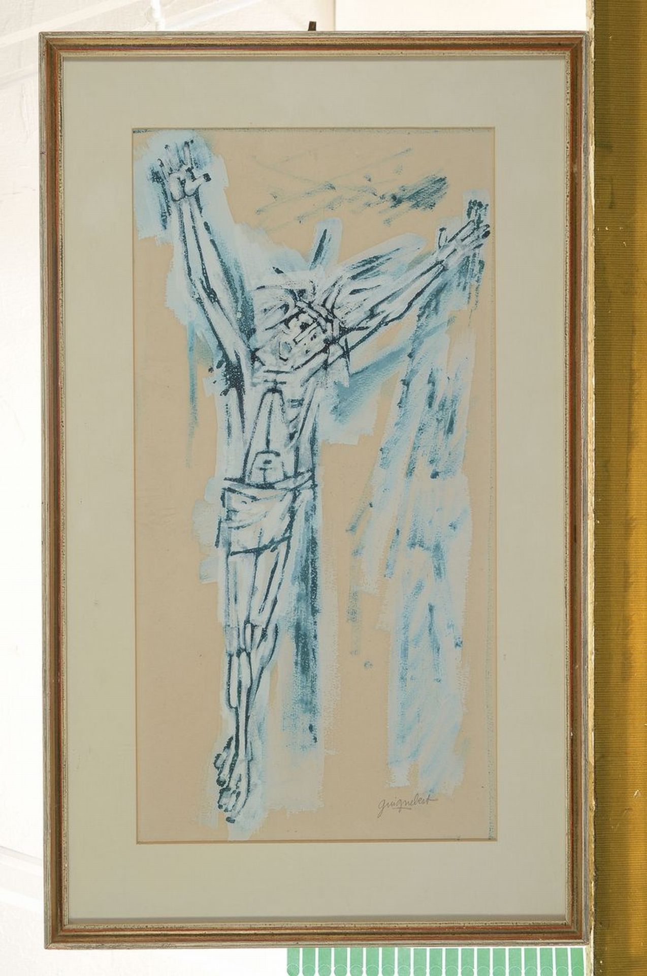 Jean-Claude Guignebert, 1921-1989, Gekreuzigter Christus, - Bild 3 aus 3