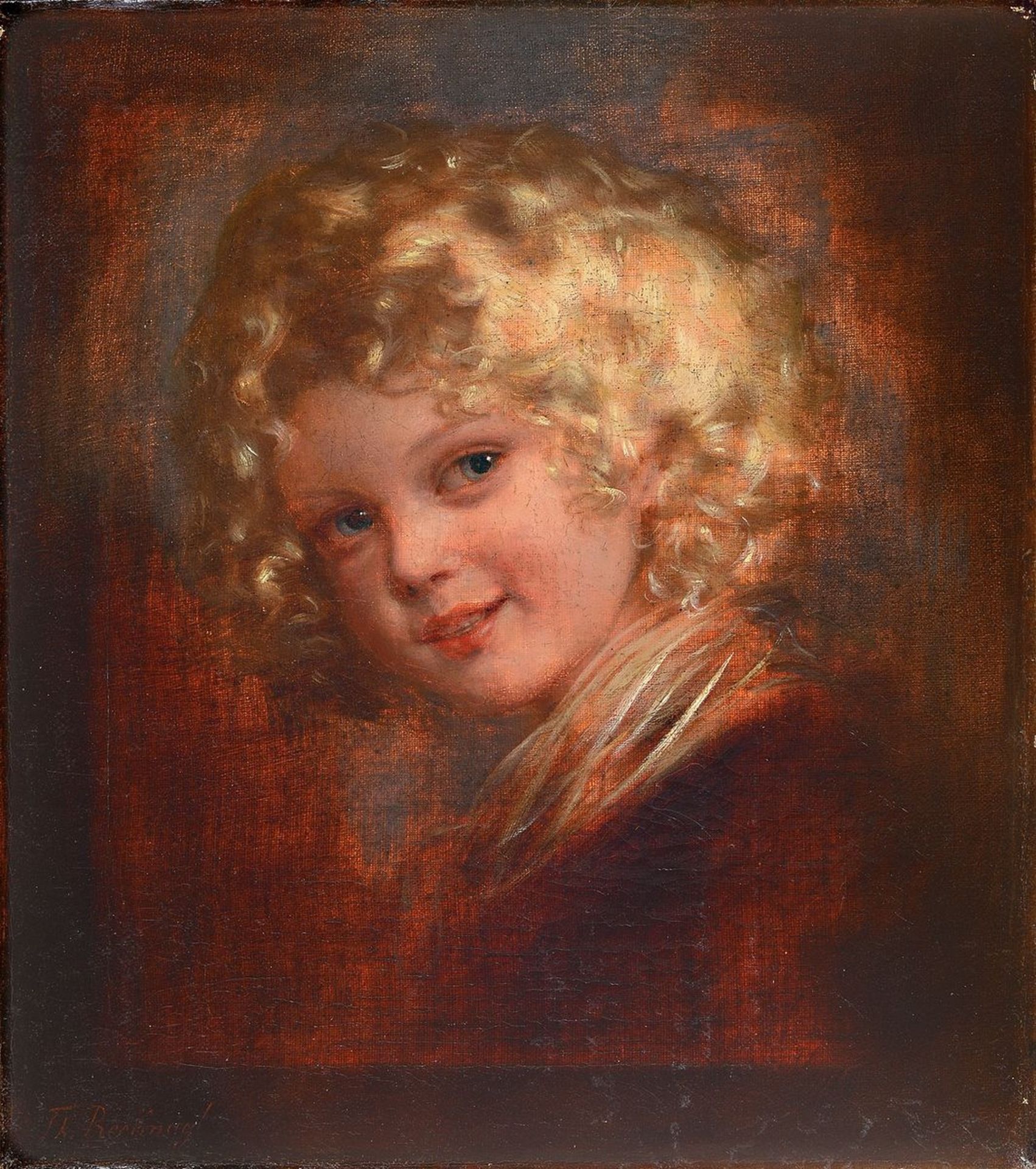 Theodor Recknagel, 1865 - 1945 München, Kinderporträt,