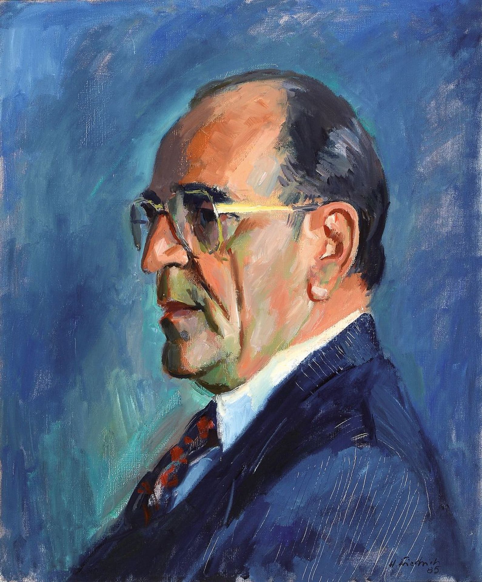 Heinz Friedrich, 1924-2018 Schwetzingen, Porträt des