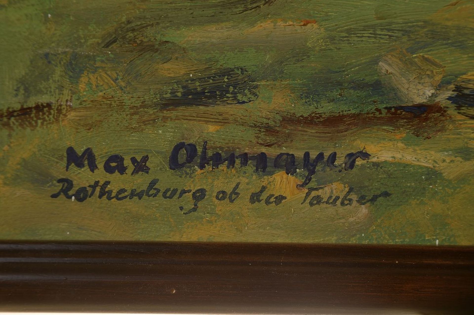Max Ohmayer, 1903 Rothenburg-1970 Rosenheim, Frühling im - Image 2 of 3
