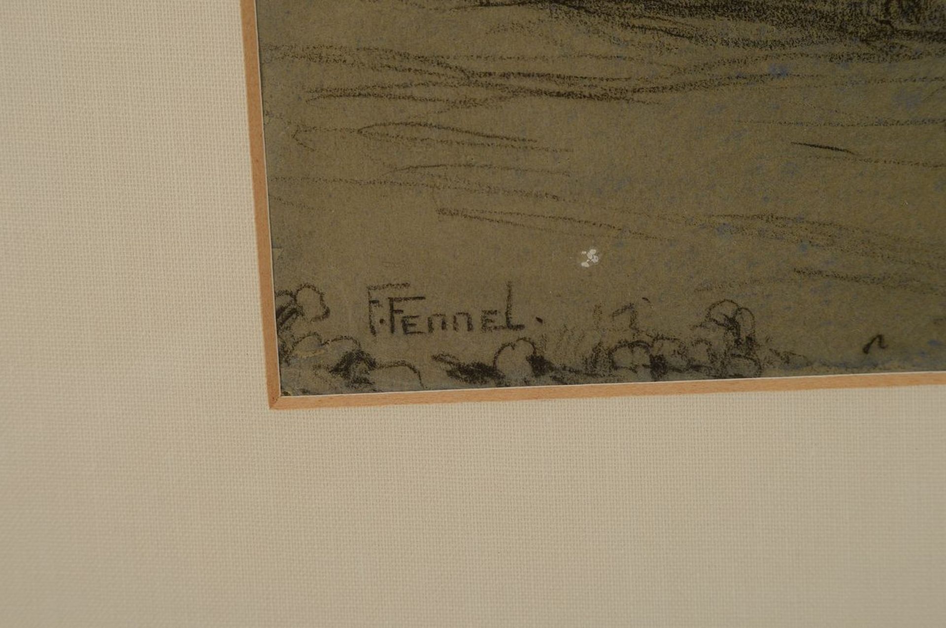 Friedrich Fennel, 1872 Kassel - 1926, , aquarellierte - Bild 2 aus 3