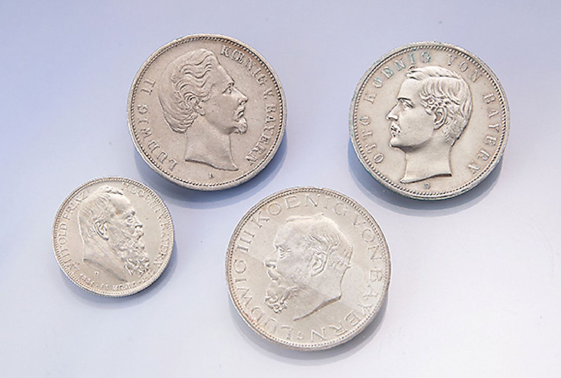 Konvolut 27 Silbermünzen, Deutsches Reich, best. aus: 13