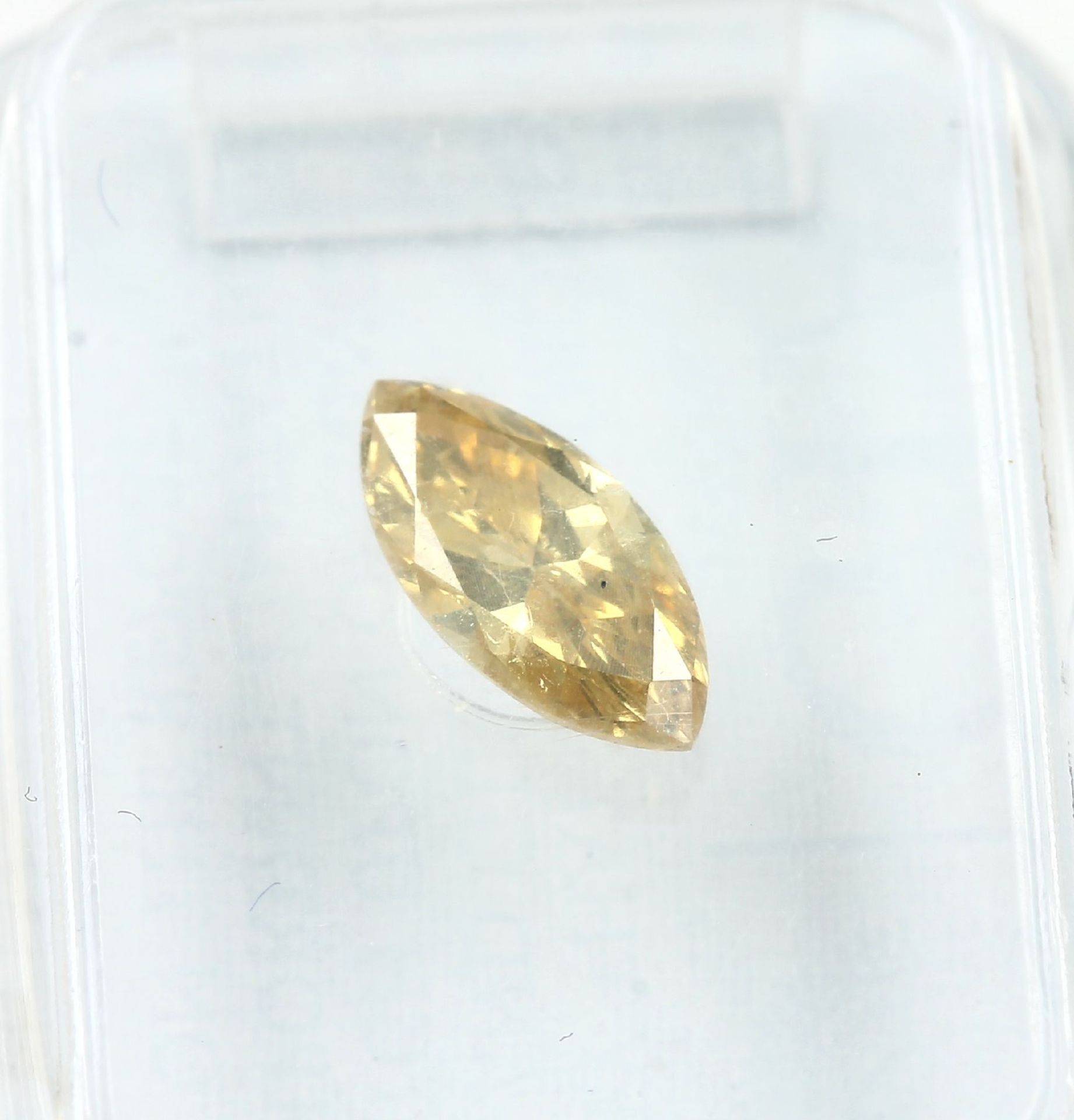 Loser Diamant, 0.52 ct Natural fancy intense orangy - Image 3 of 3