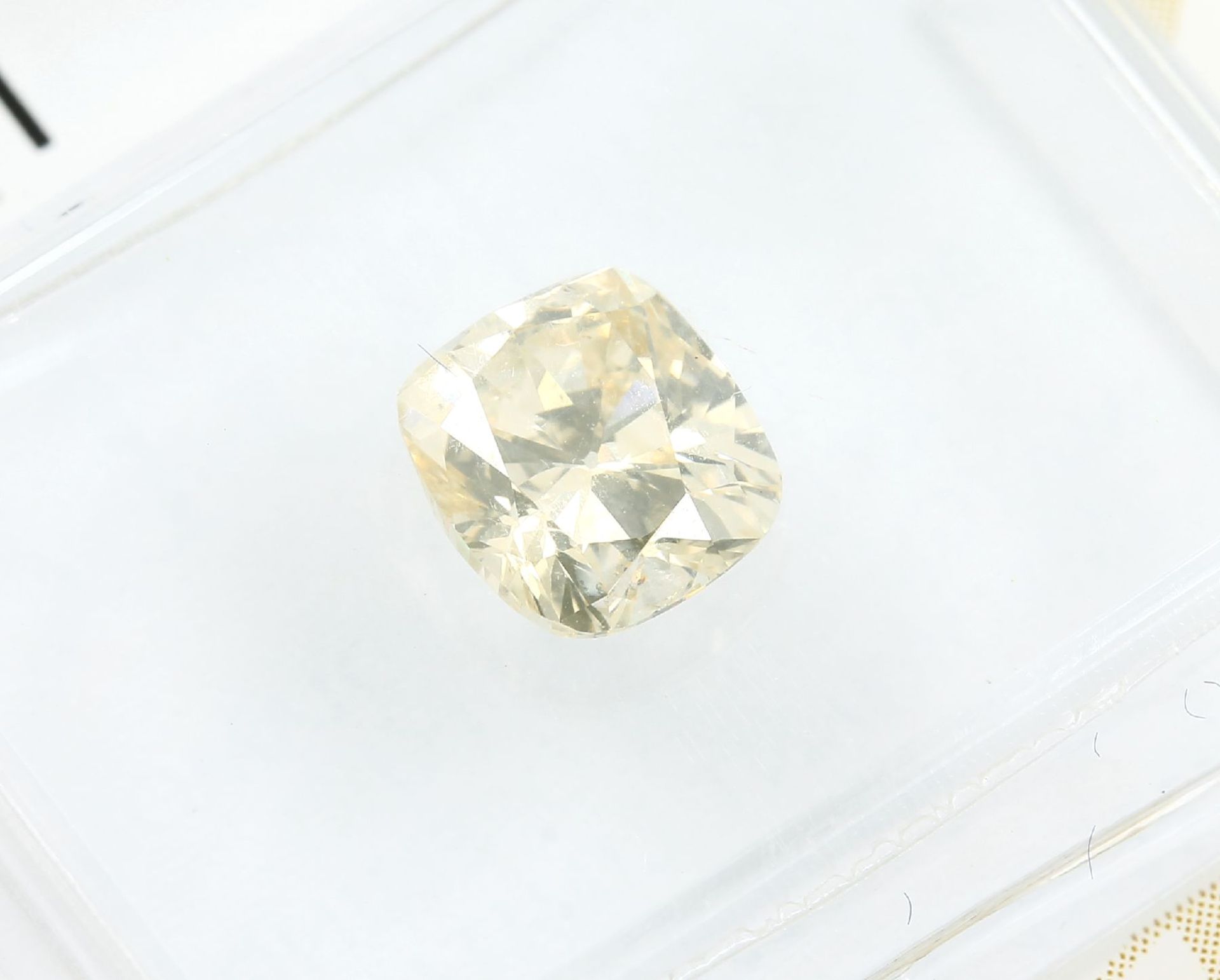 Loser Diamant, 0.91 ct natural Fancy Brownish Yellow/p1, - Image 2 of 3