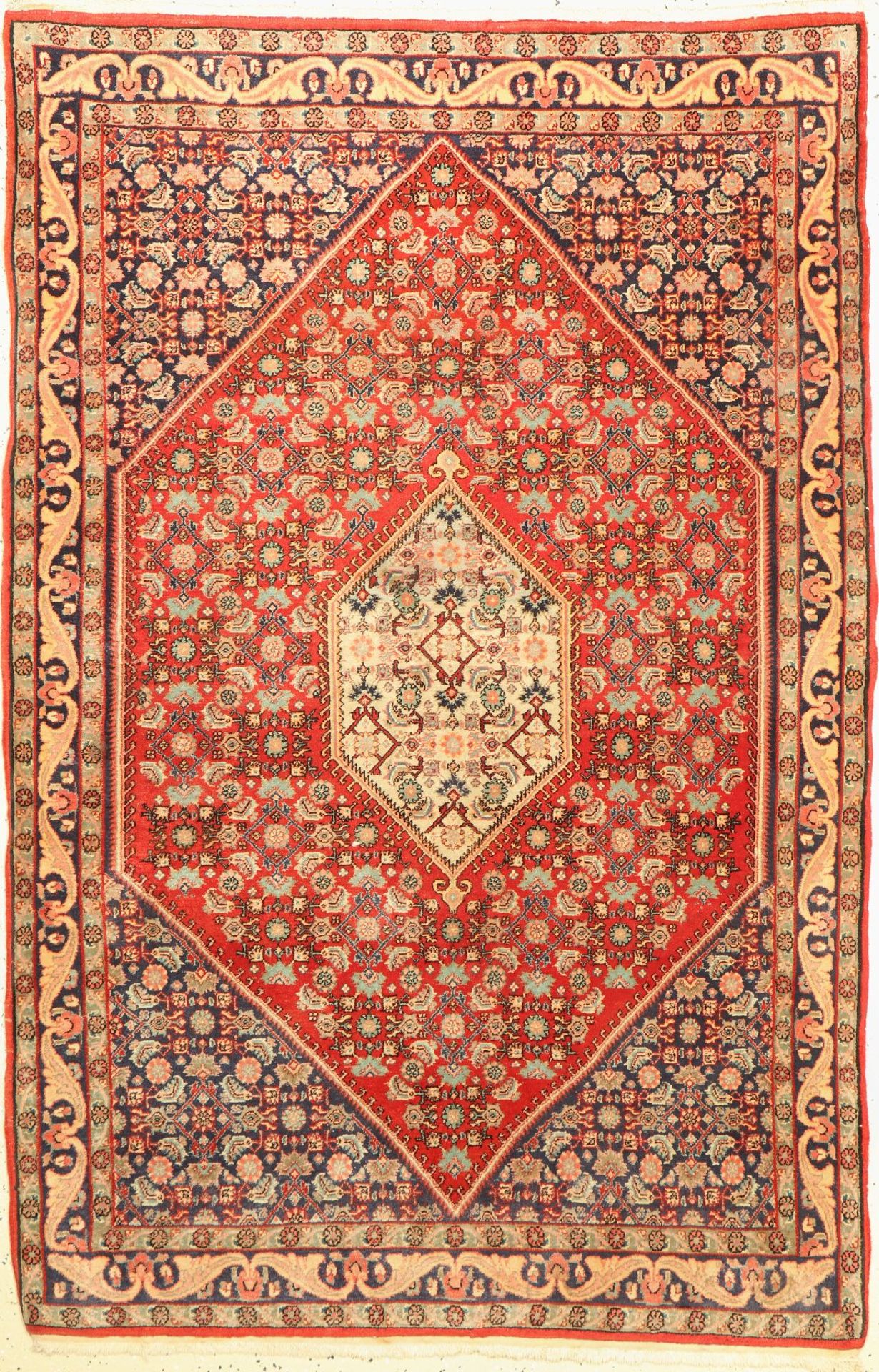 Bidjar fein, Persien, ca. 50 Jahre, Korkwolle, ca. 180 x