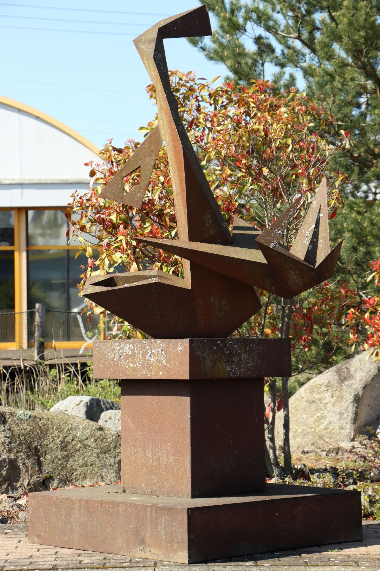 Skulptur, Andreas Helmling, Eisen/Metall, wuchtiger