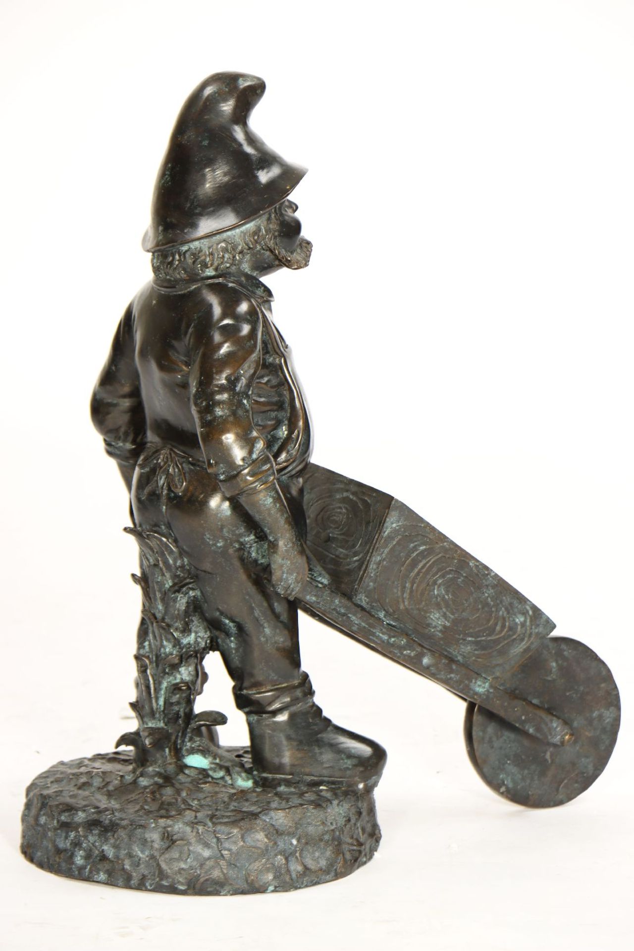 Zwerg, Bronze, anthrazitfarben patiniert, feine - Image 2 of 3