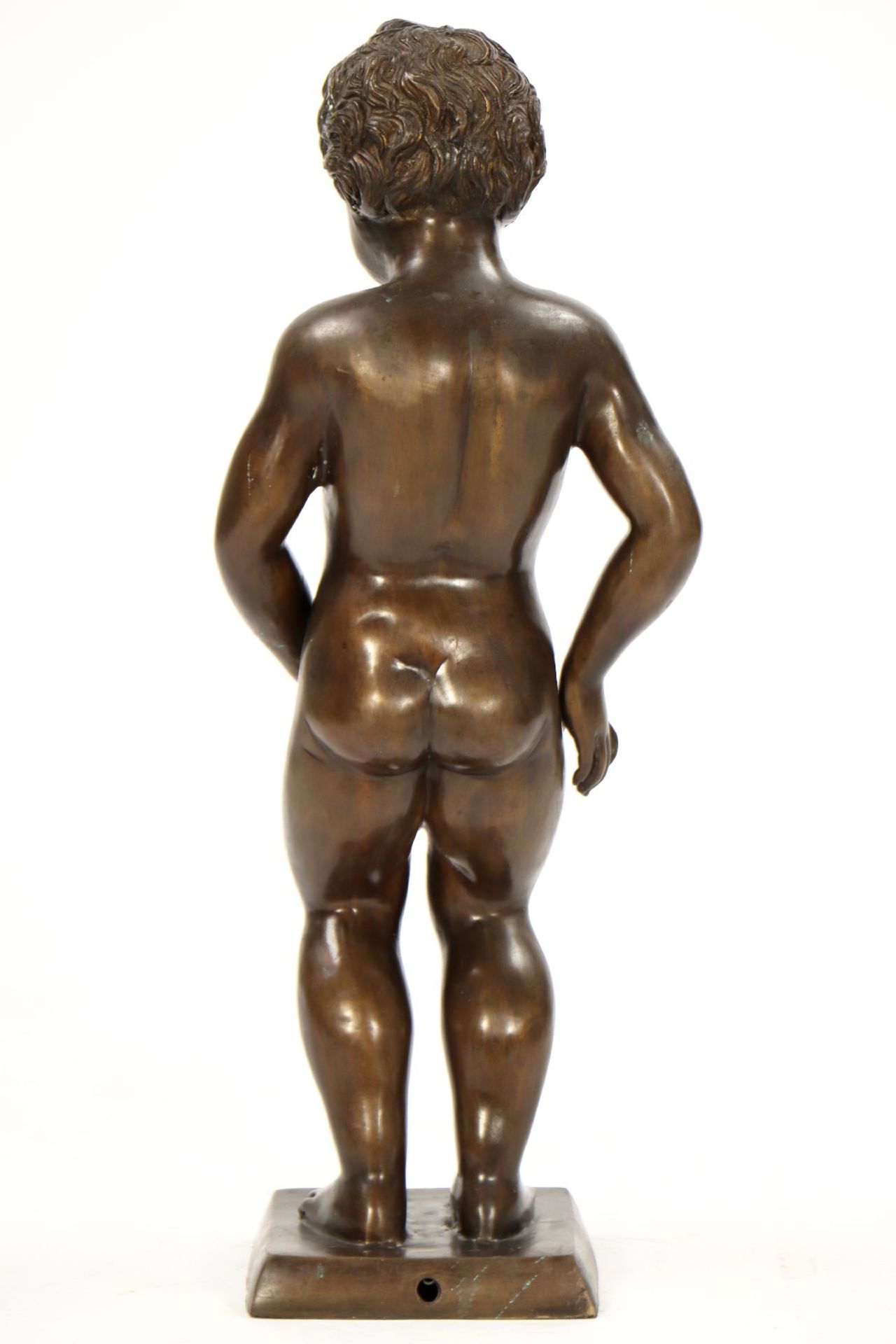 Gartenjunge als Brunnenfigur, Bronze, braun u. goldbraun - Image 2 of 2
