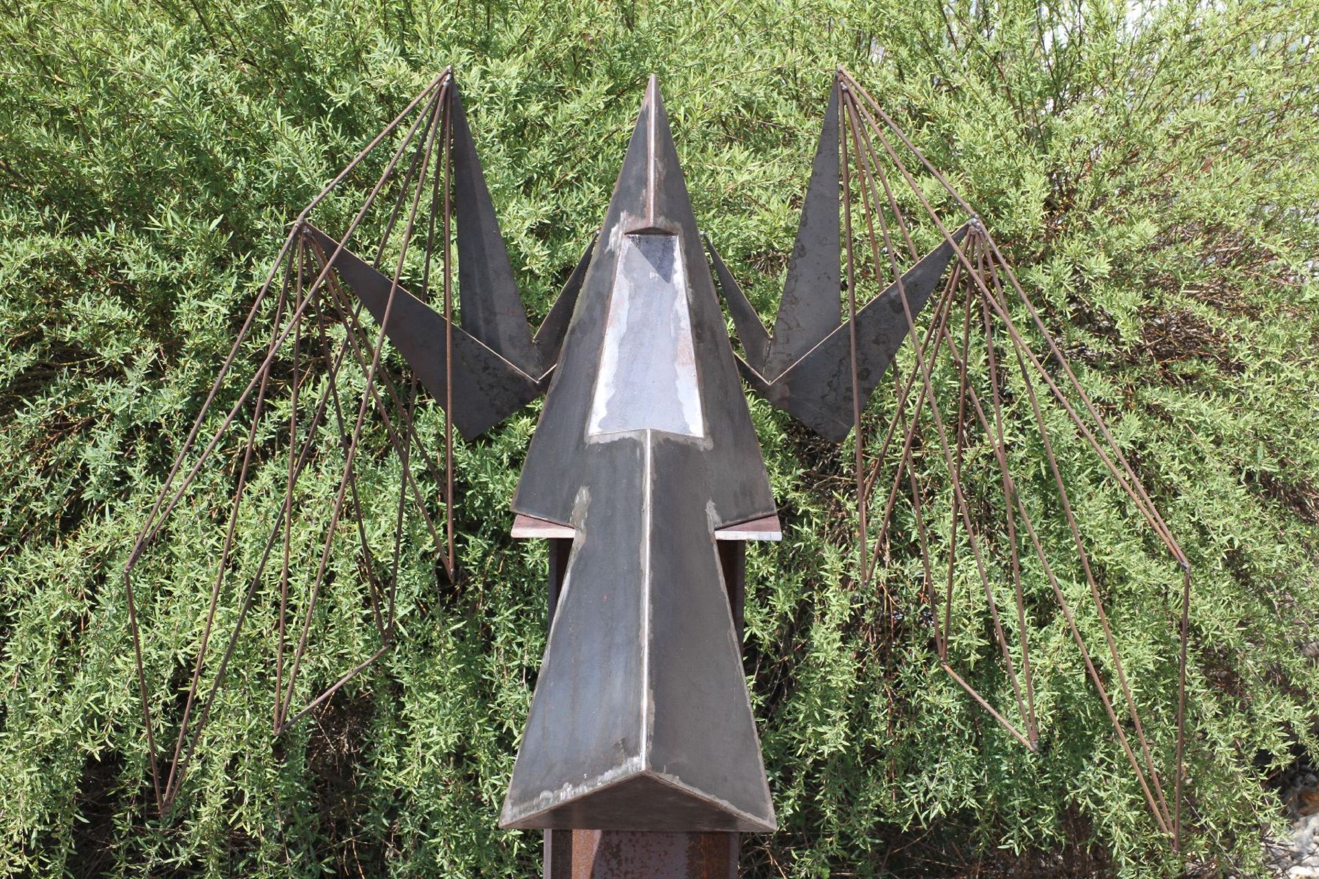Skulptur, Andreas Helmling, Eisen/Metall, in wuchtiger - Image 2 of 2