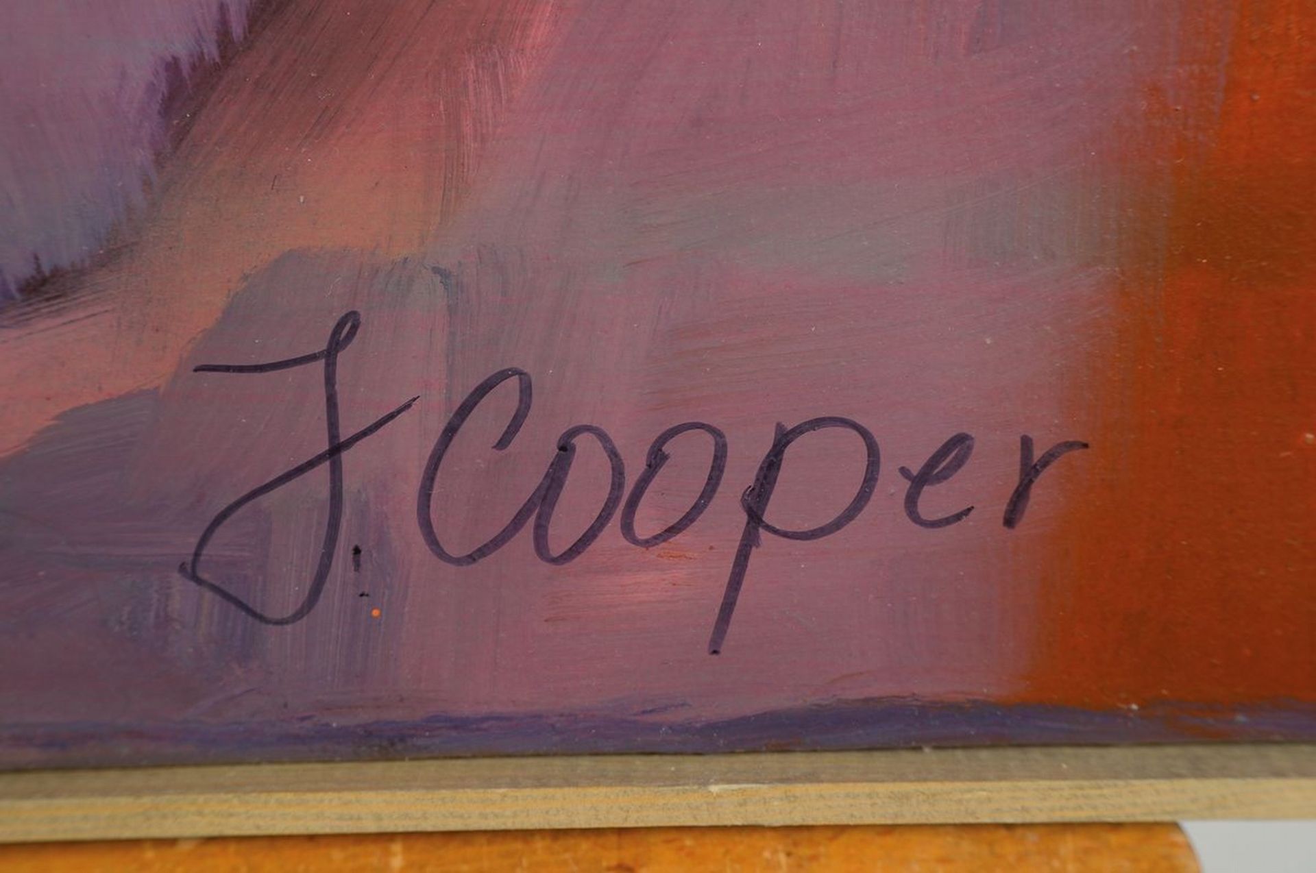 J. Cooper, zeitgenössischer Künstler, Abstrakte - Image 3 of 4