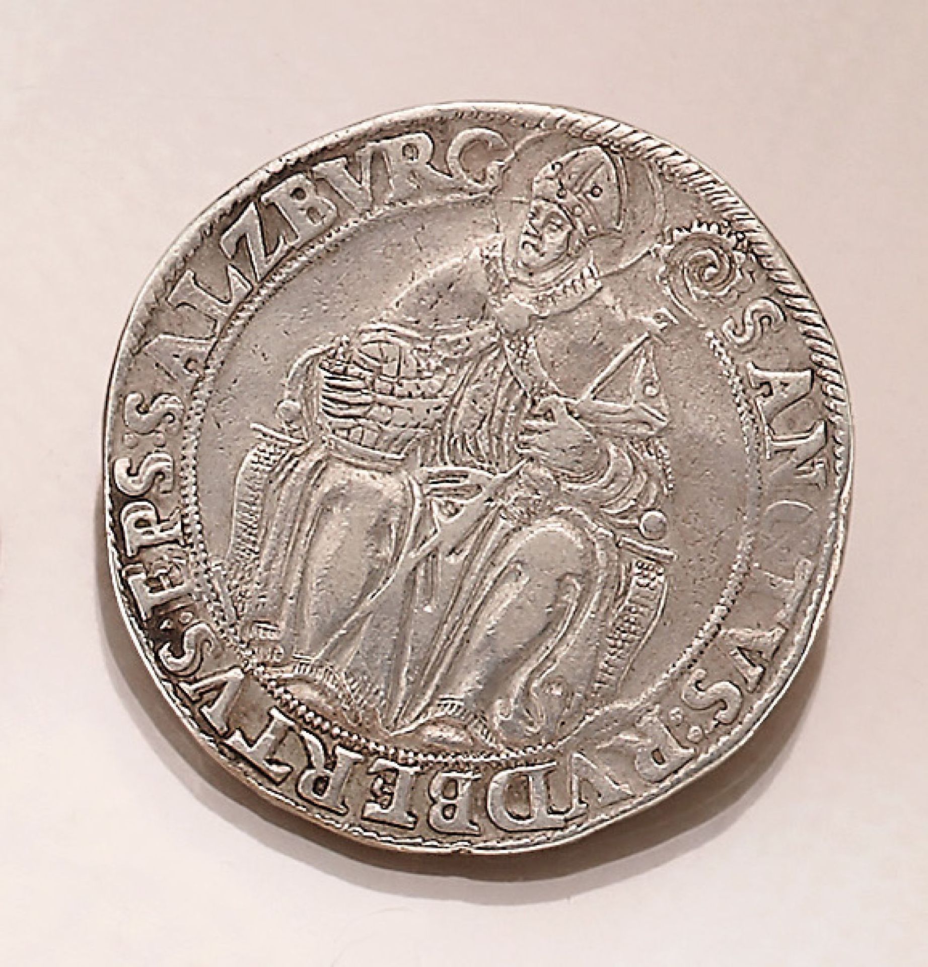Silbermünze, 1 Taler, Salzburg, Wolf Dietrich von