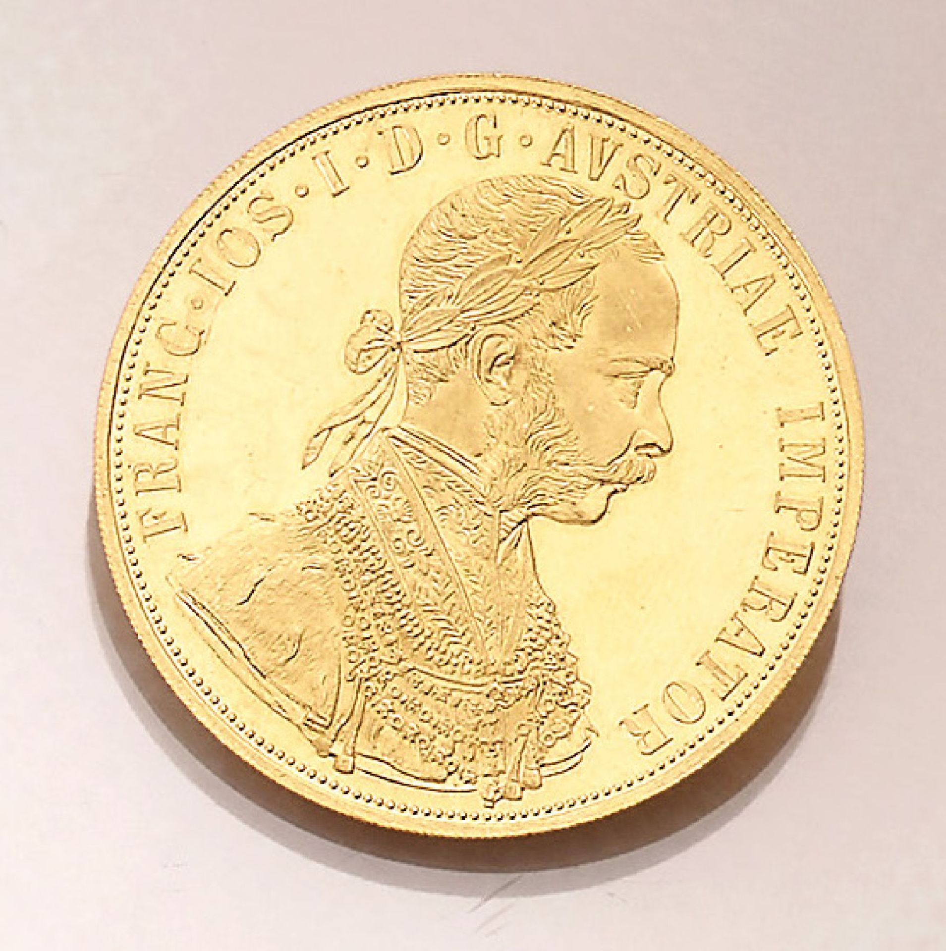 Goldmünze, 4 Dukaten, Österreich-Ungarn, 1915, Franz