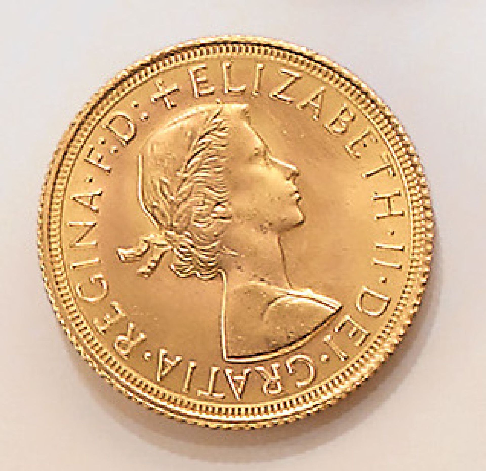 Goldmünze, Sovereign, Großbritannien, 1967, Elizabeth